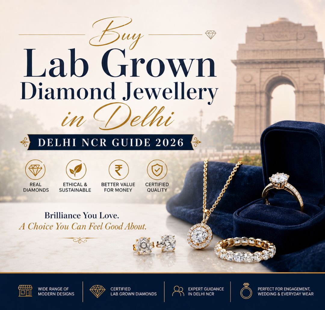 Buy Lab Grown Diamond Jewellery in Delhi Delhi NCR Guide 2026