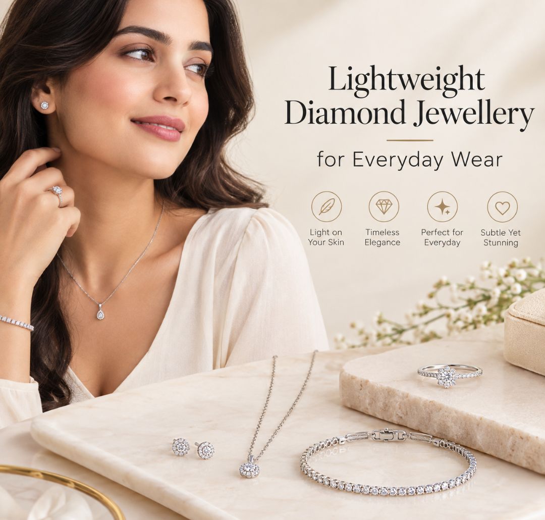 Lightweight Diamond Jewellery for Everyday Wear
