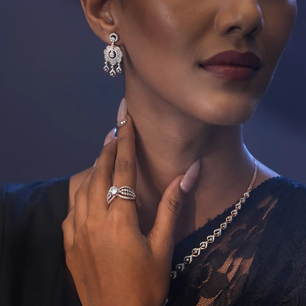 Buy Lab Grown Diamond Earrings Online in India