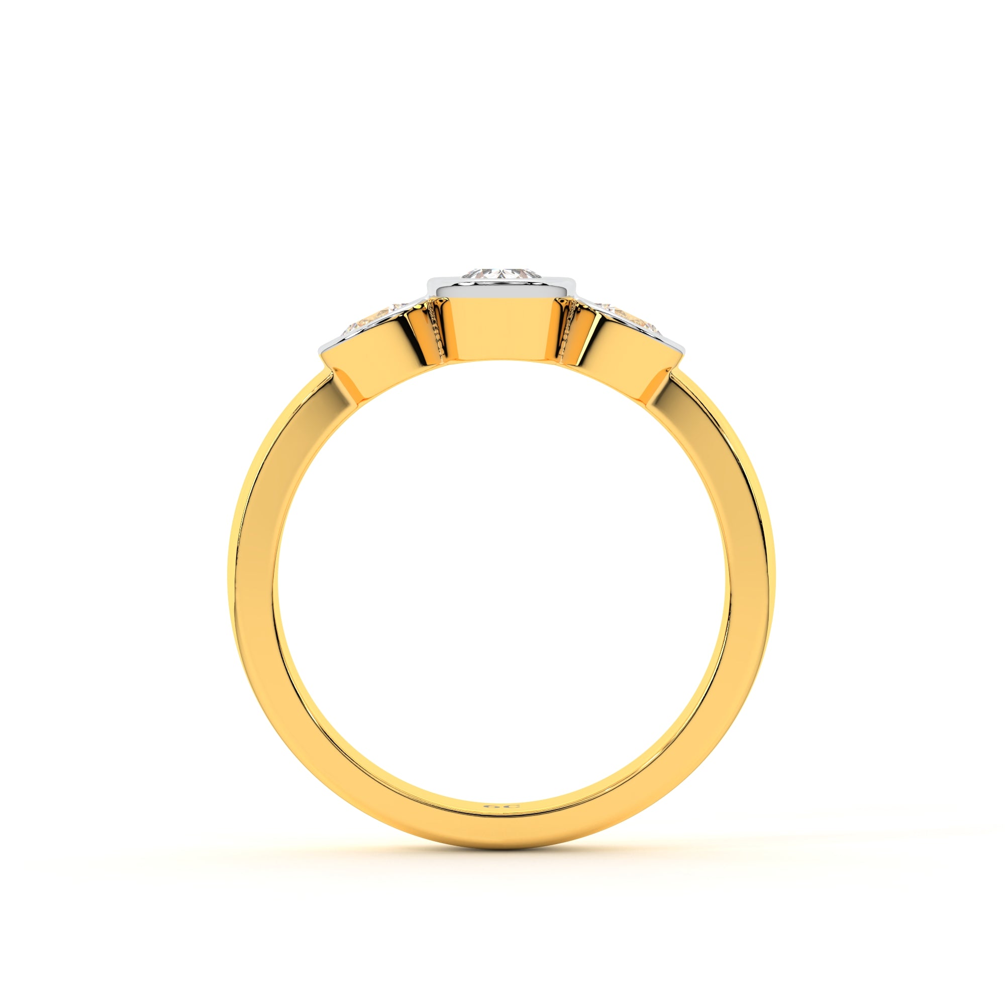 Pear Round Love Diamond Ring