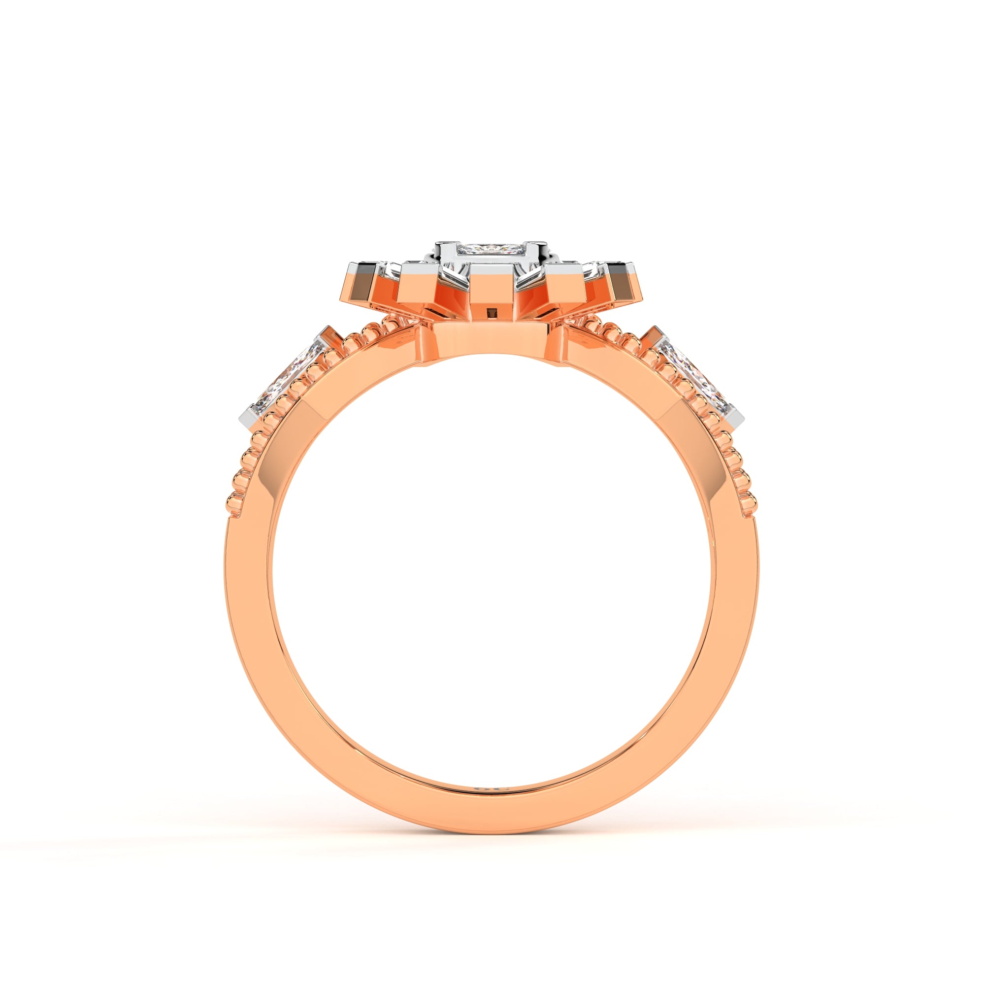 Sparkling Sunlight Diamond Ring