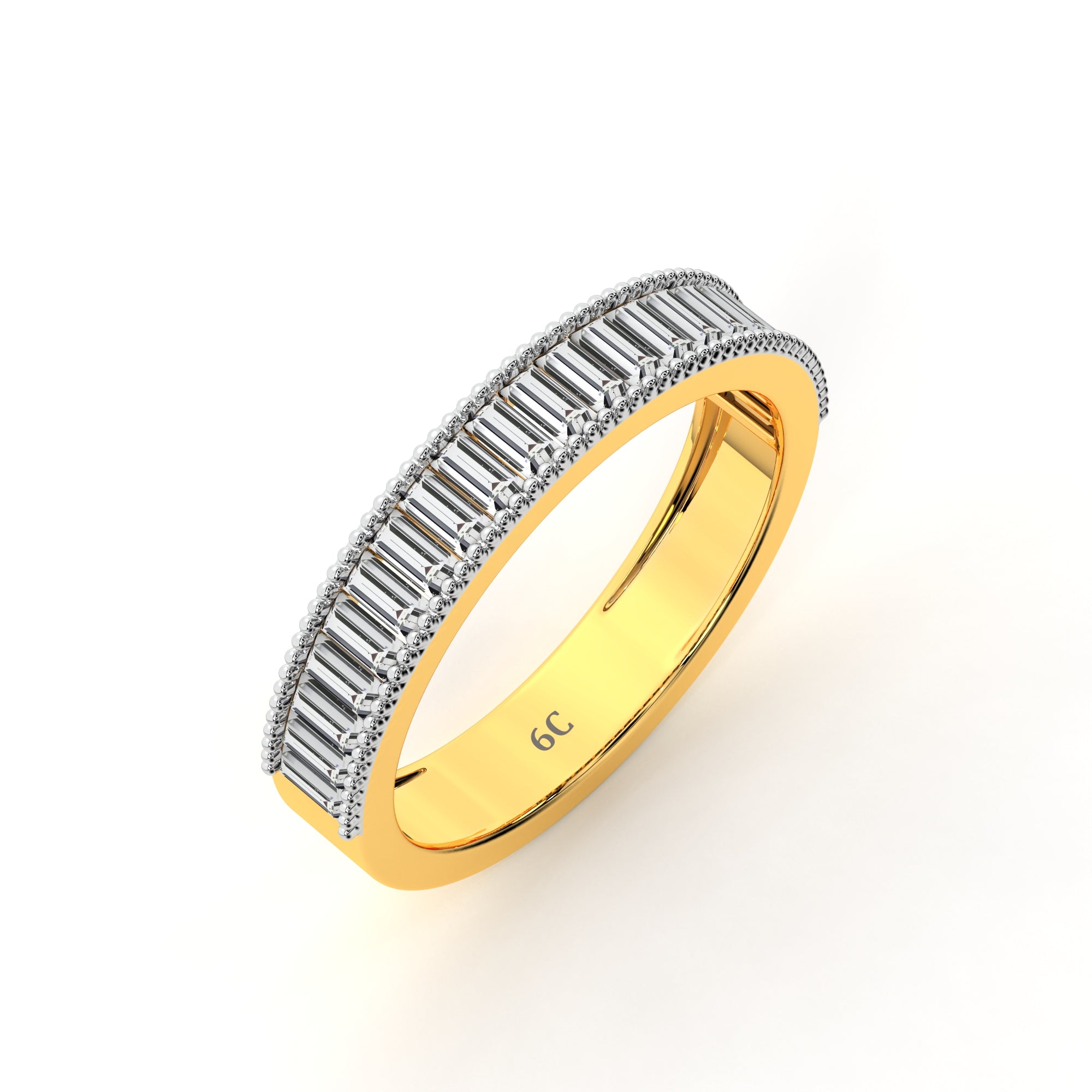Enchanting Baguette Diamond Ring