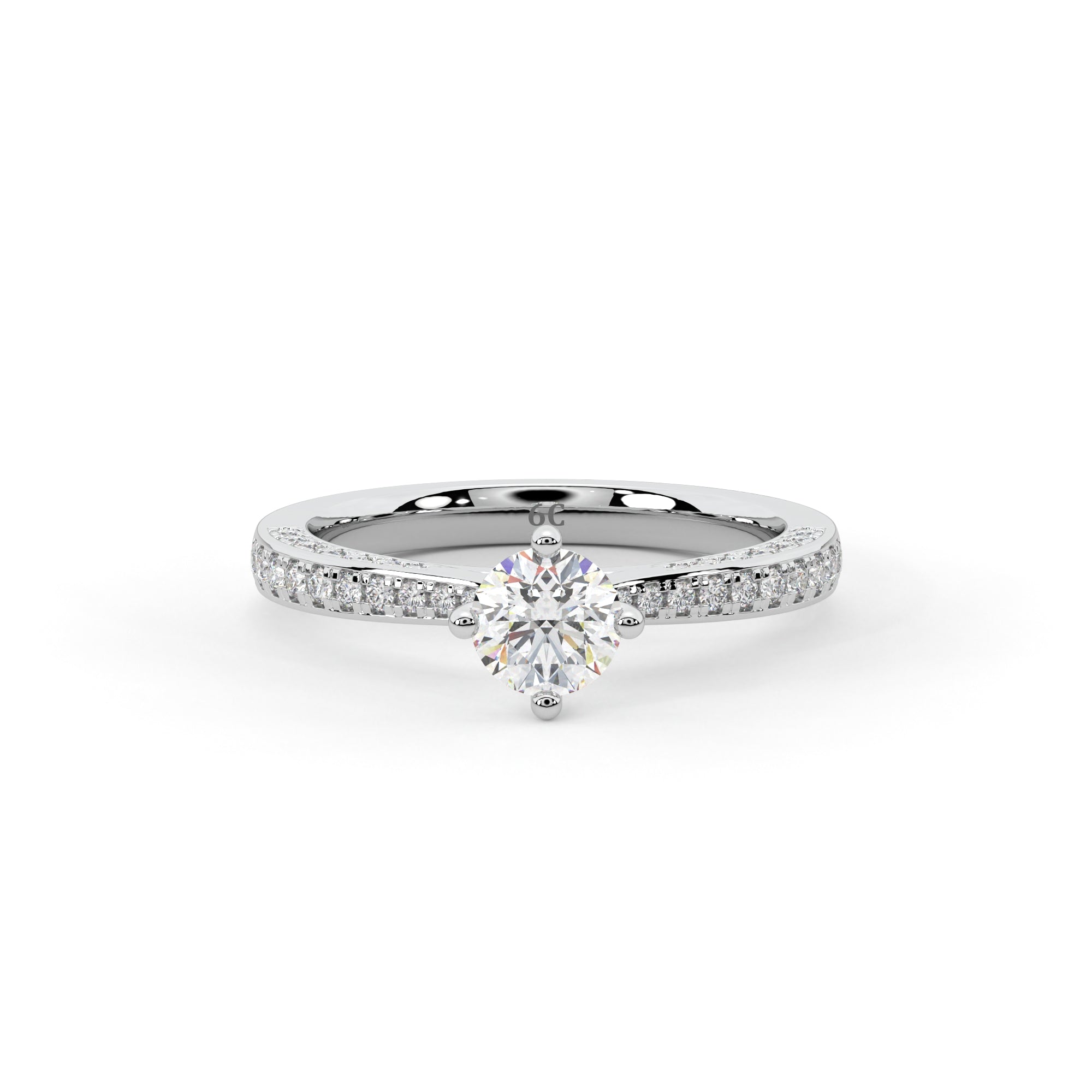 Lab grown diamond Solitaire RIng