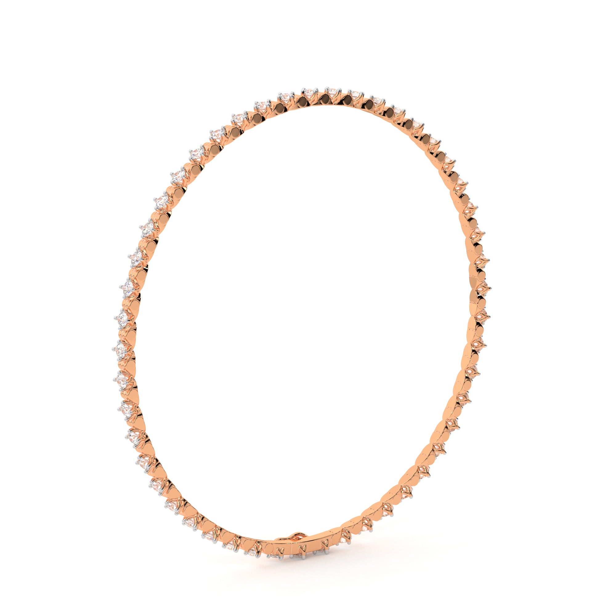 Classic Brilliance Tennis Bracelet (Rose Gold)