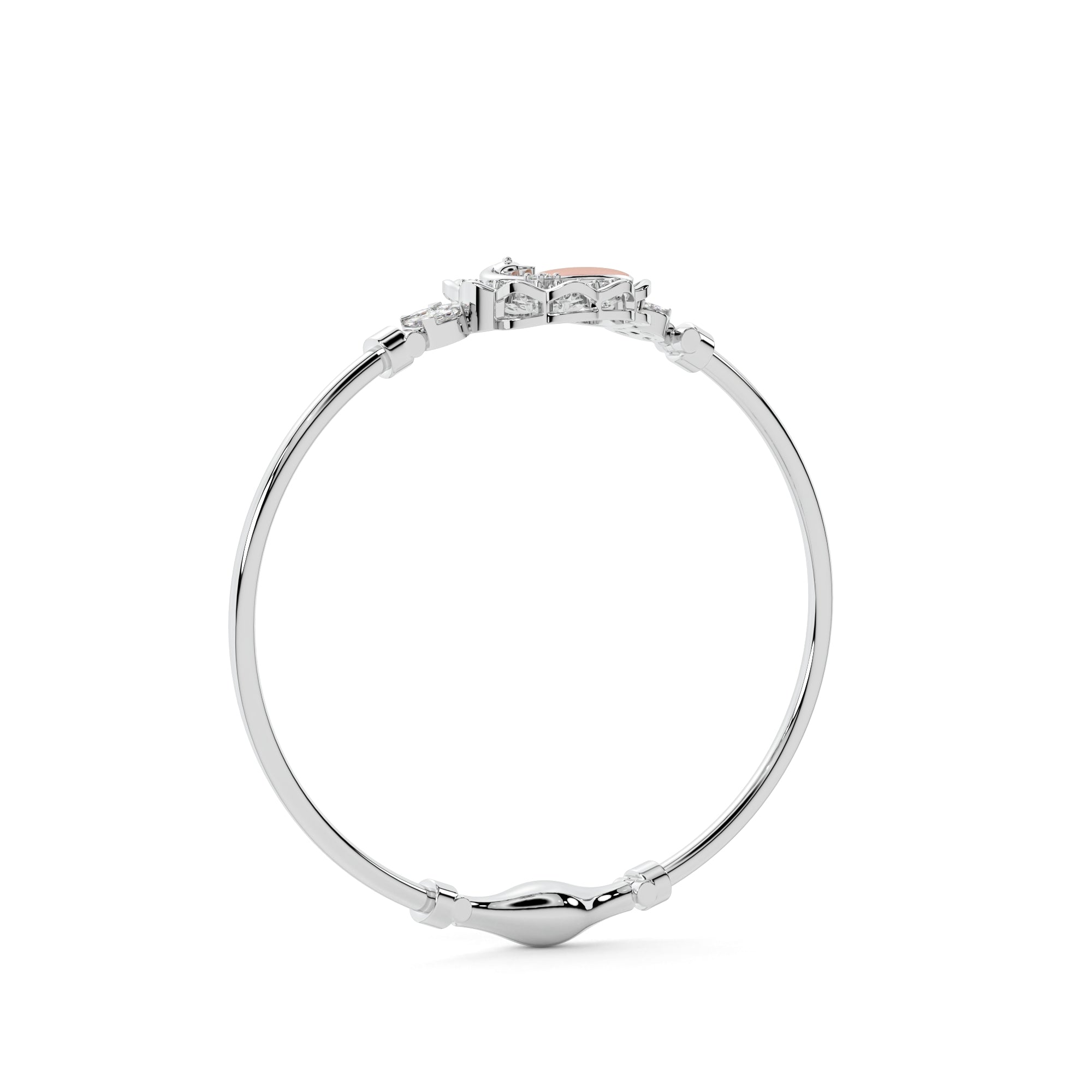 Mesmerizing Mehndi Diamond Bracelet