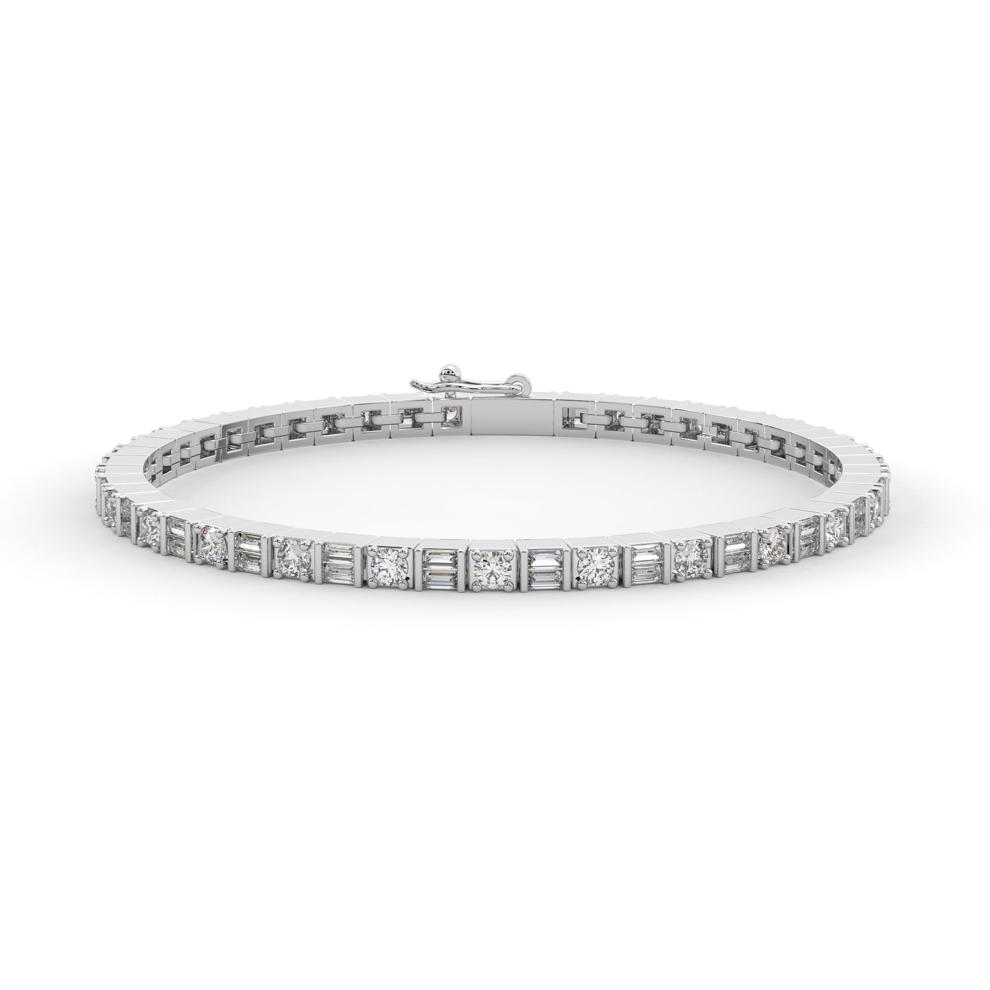 Delicate Bale Diamond Bracelet