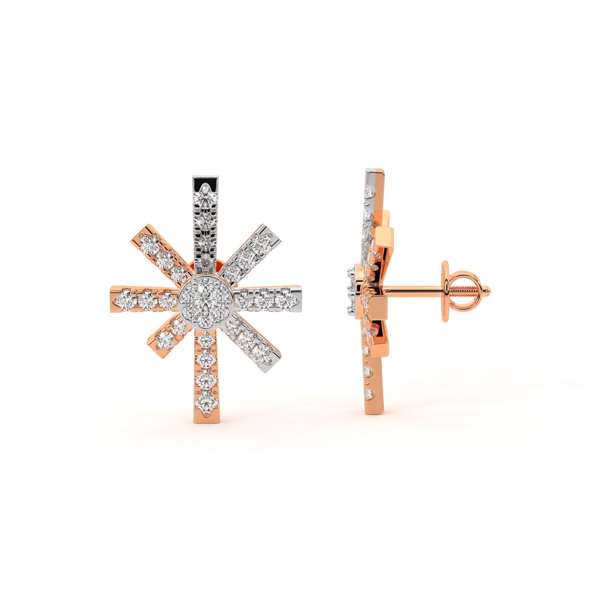 Sunlit Radiance Diamond Earrings