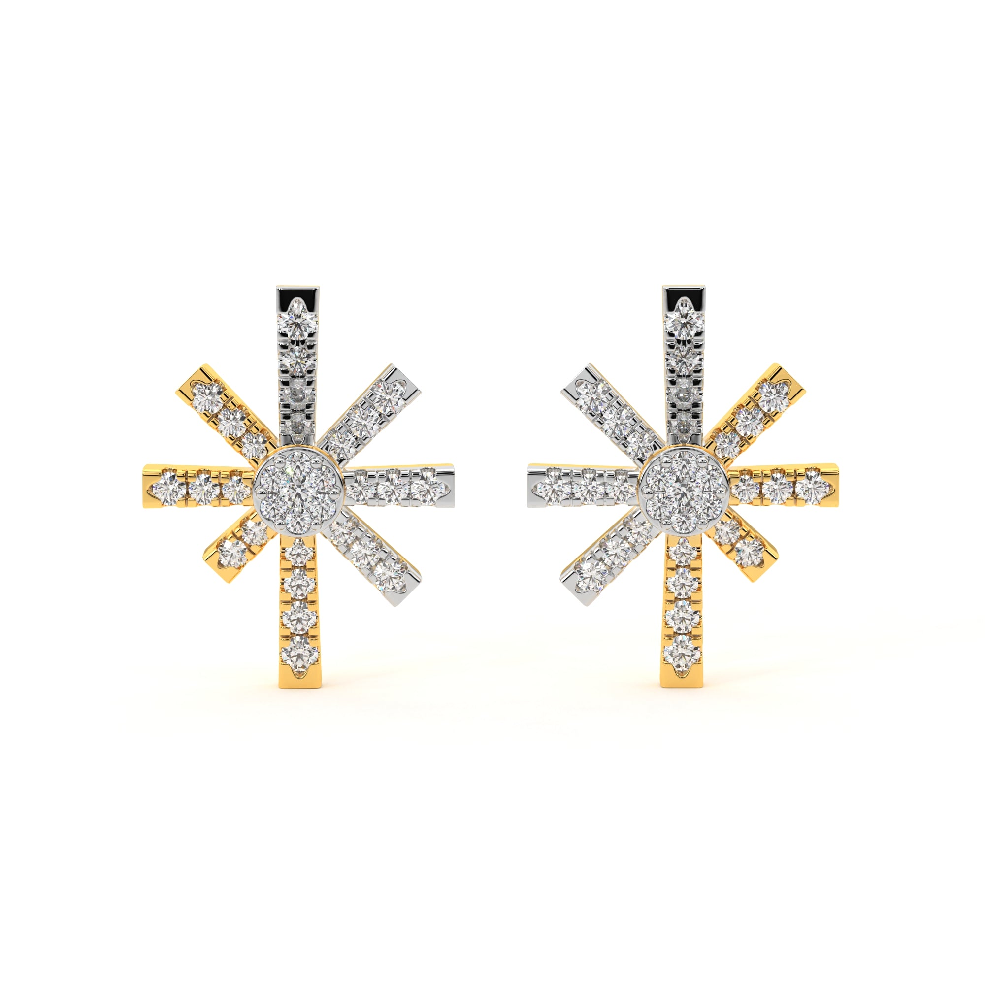 Sunlit Radiance Diamond Earrings