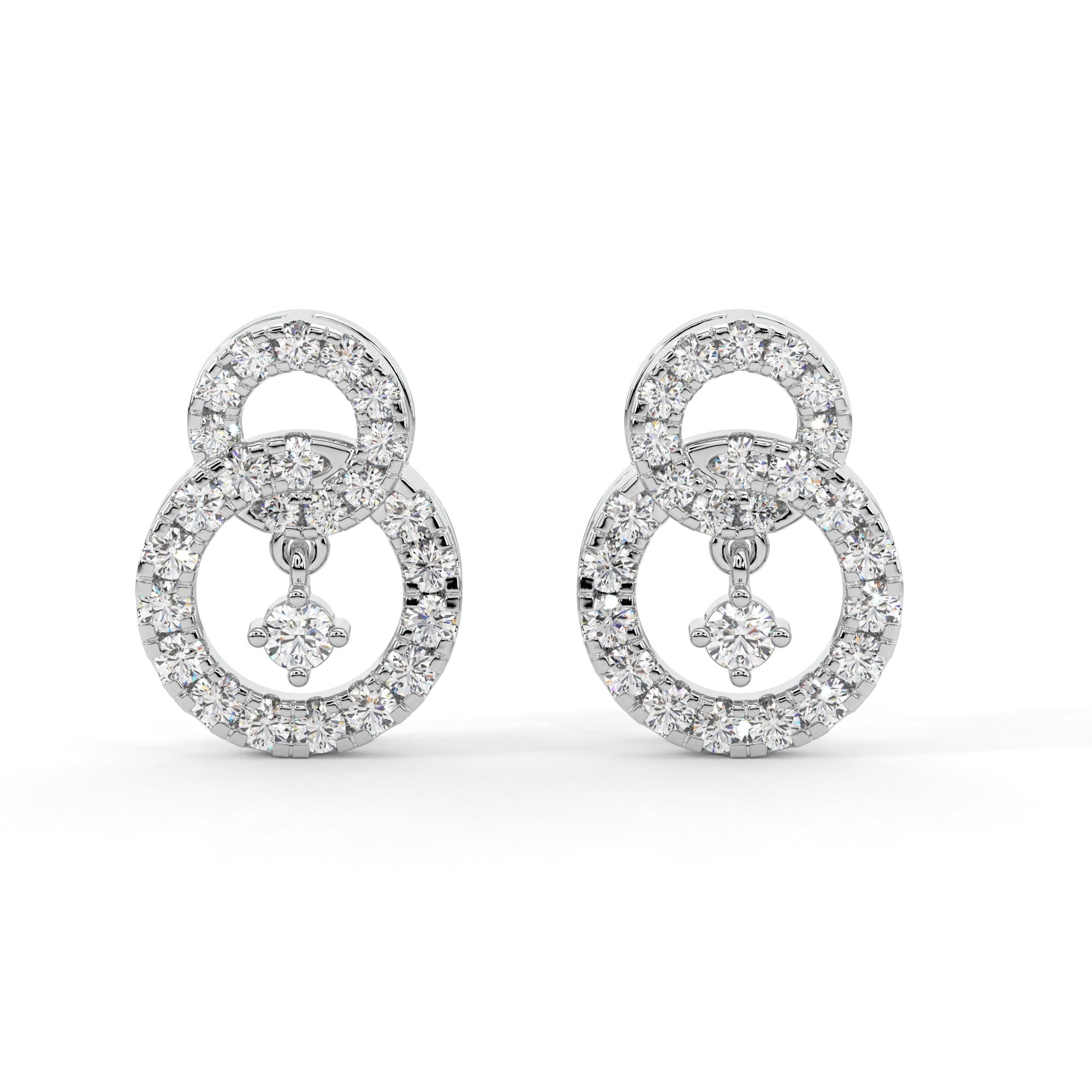 Encircled Love Diamond Earrings