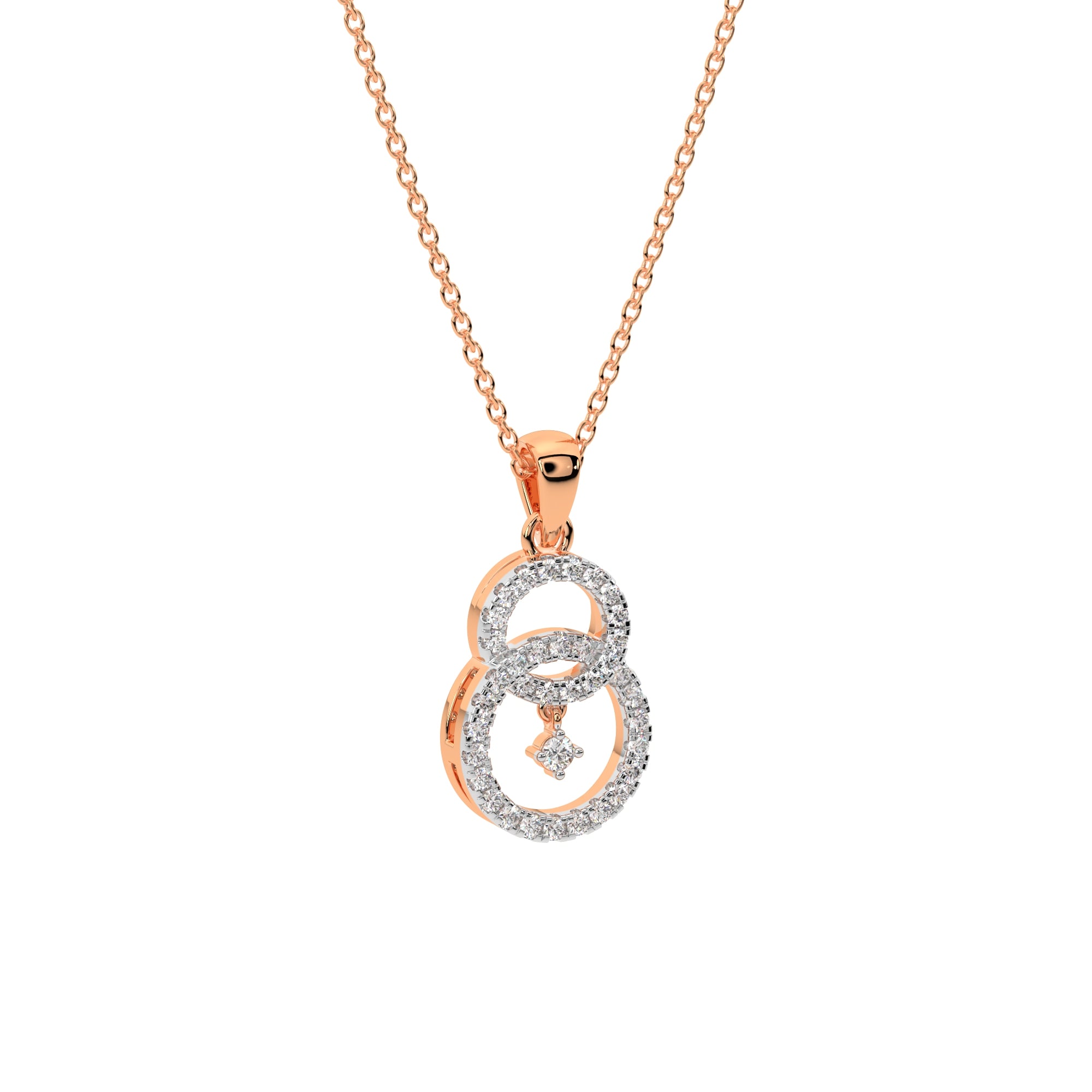 Encircled Love Diamond Pendants