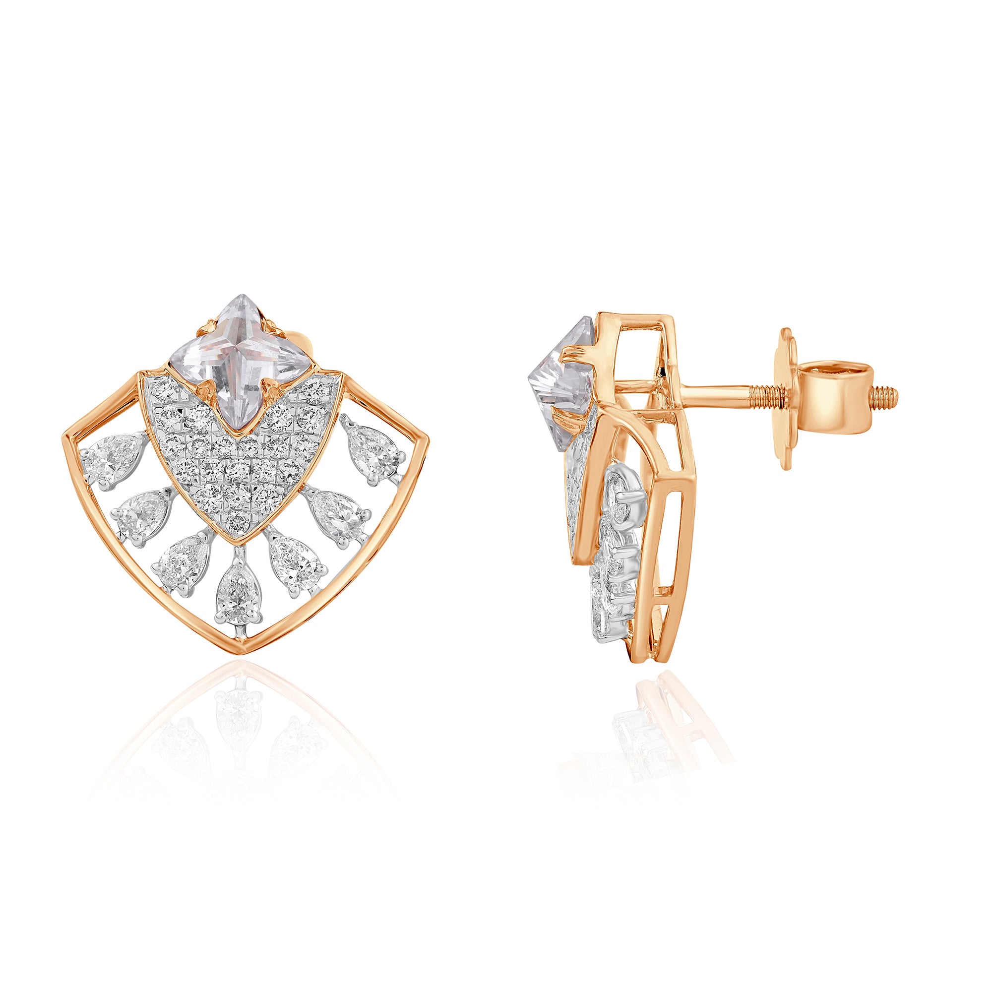 Iha Lab Grown Diamond Tops (Rose Gold)