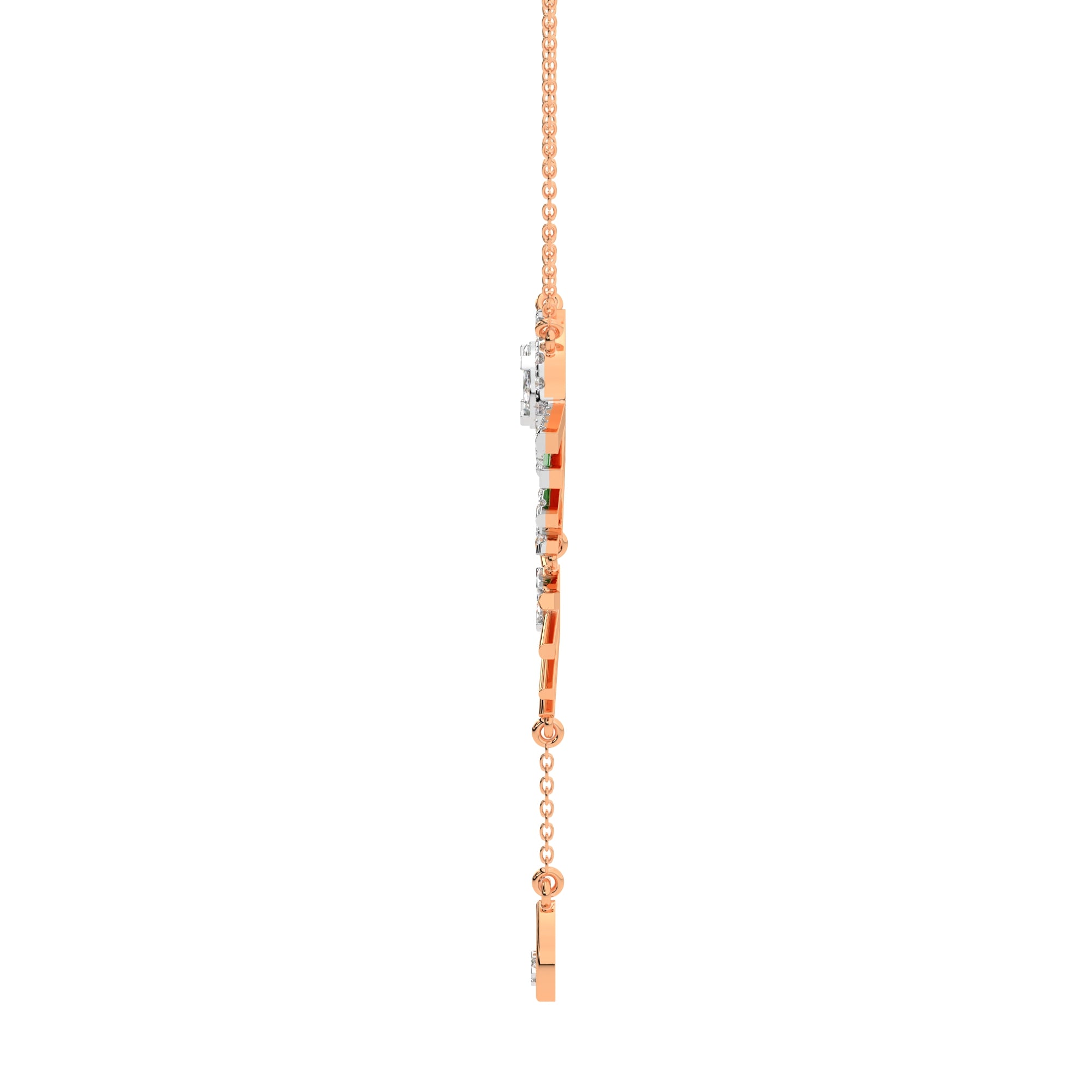 Diamond Tassel Pendant with Sunbeam