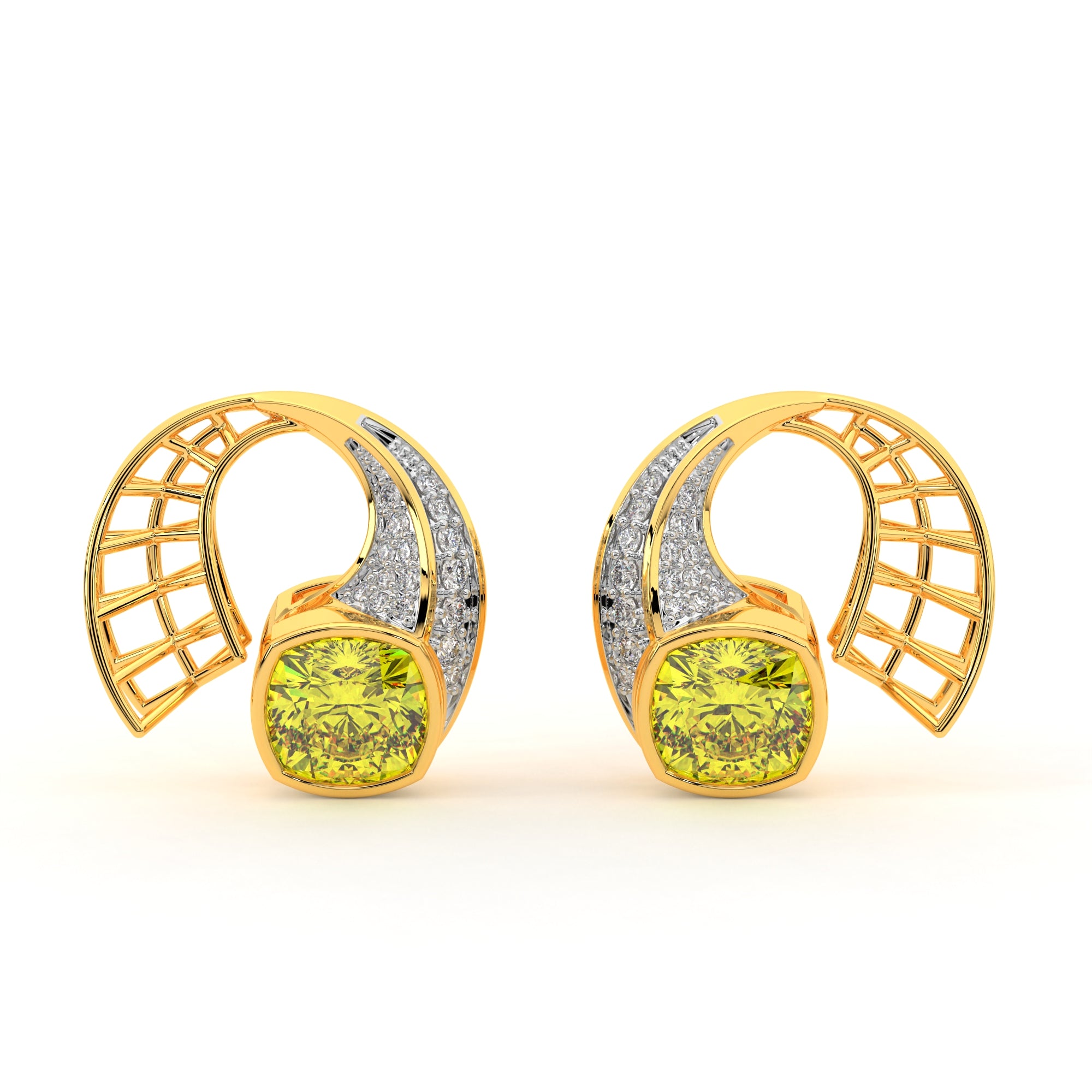 Sparkling Daimhin Diamond Tops (Yellow Gold)