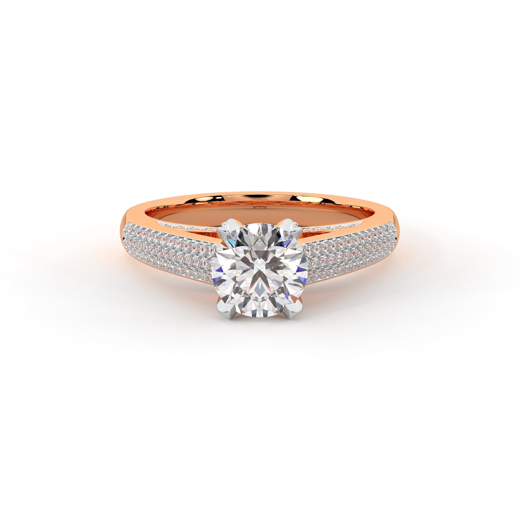Stellar Solitaire Ring