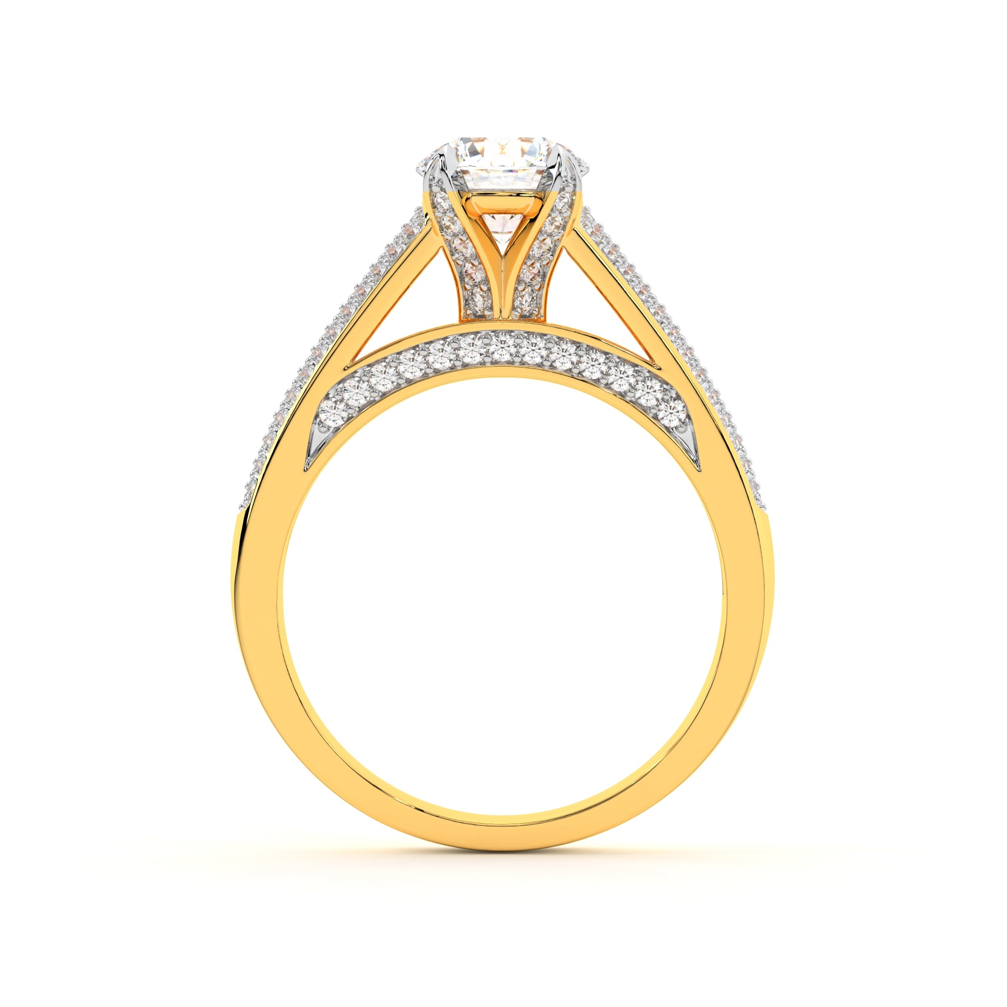 Stellar Solitaire Ring