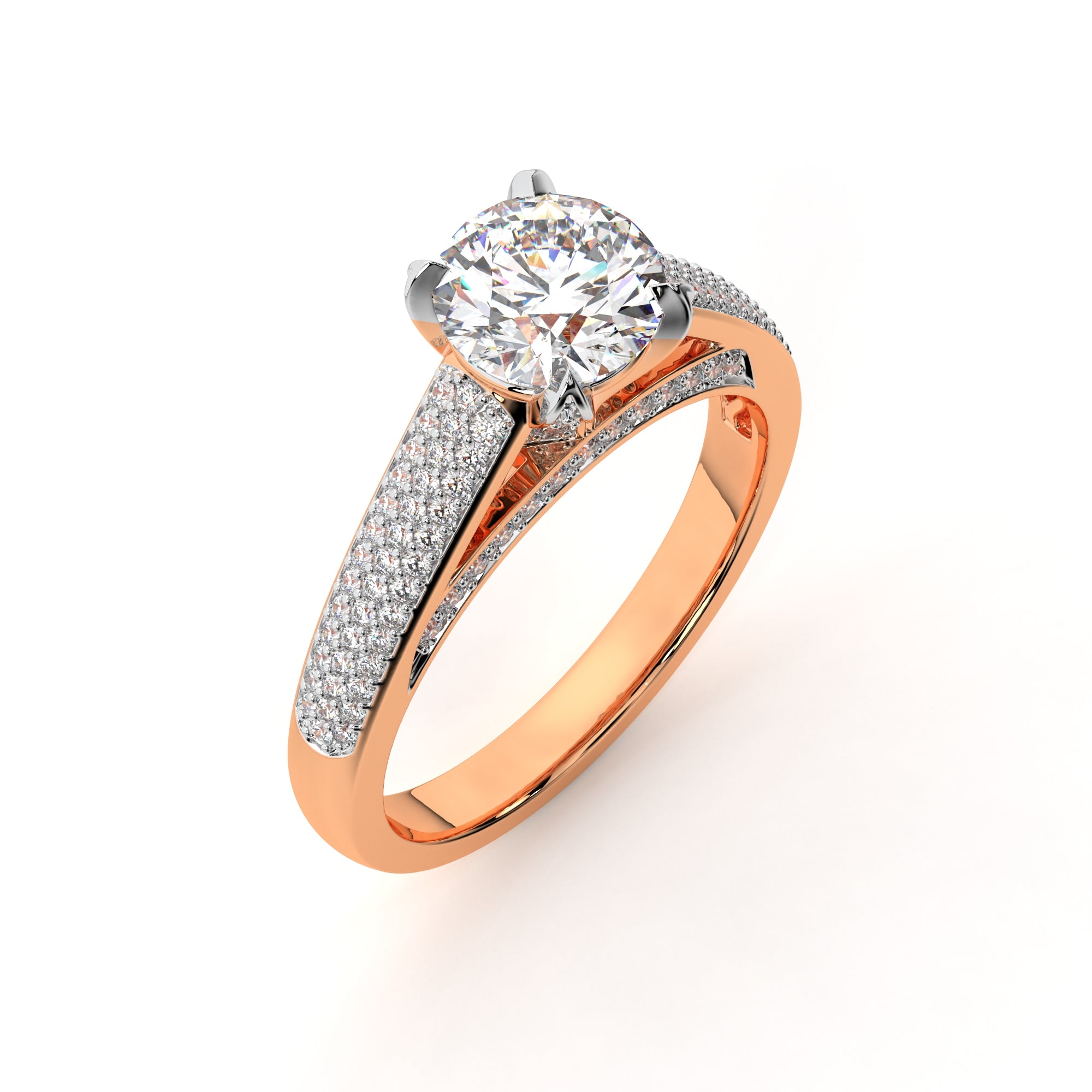Stellar Solitaire Ring