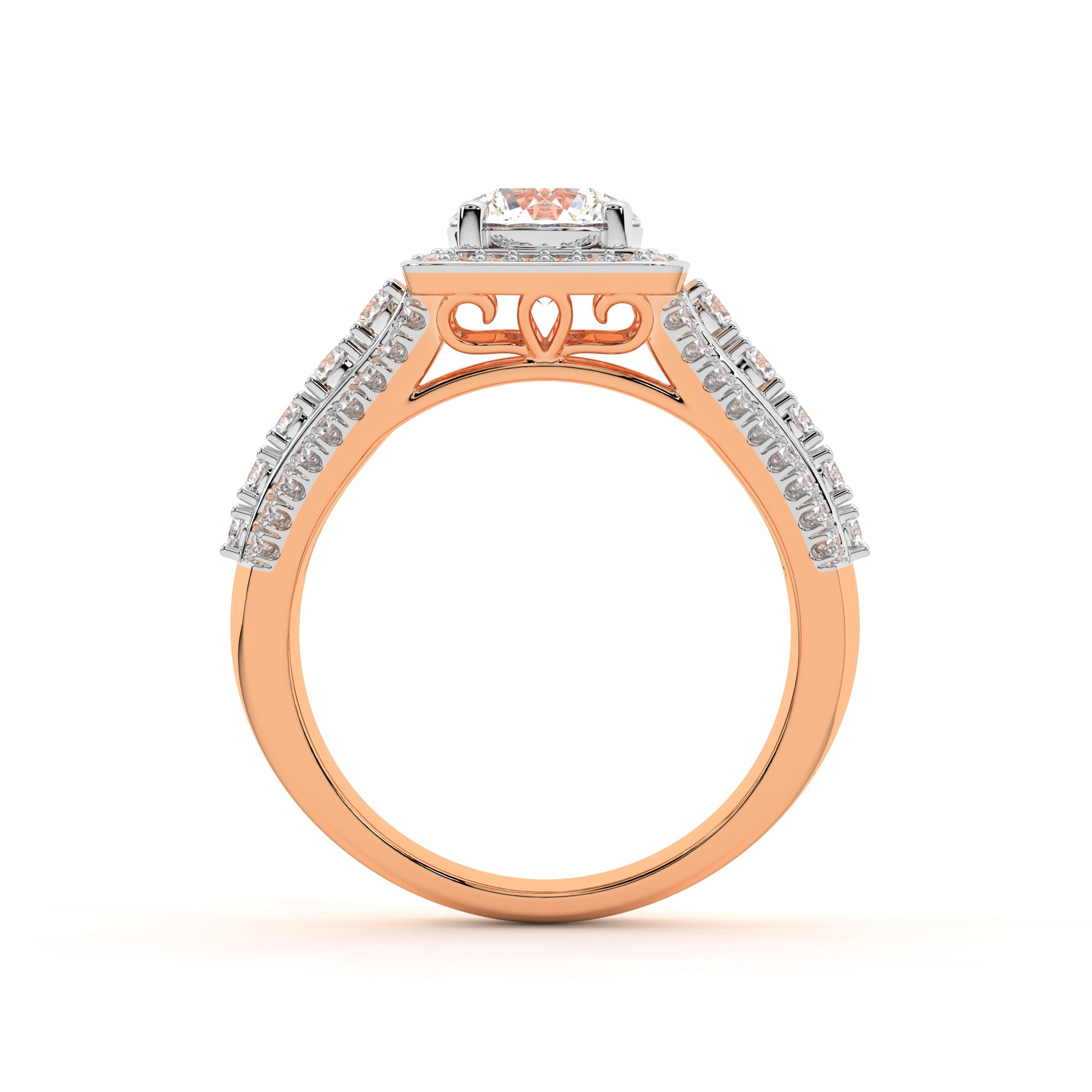 Executive Halo Ring for Her