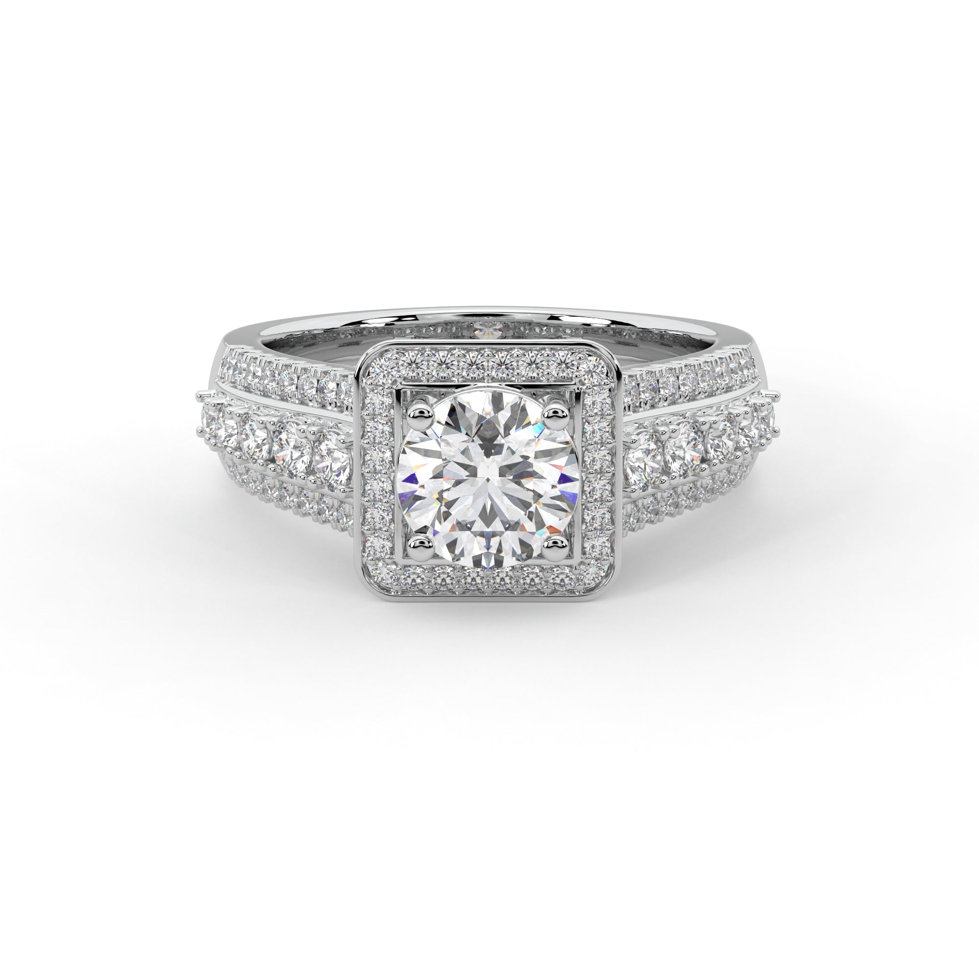 Executive Halo Ring for Her