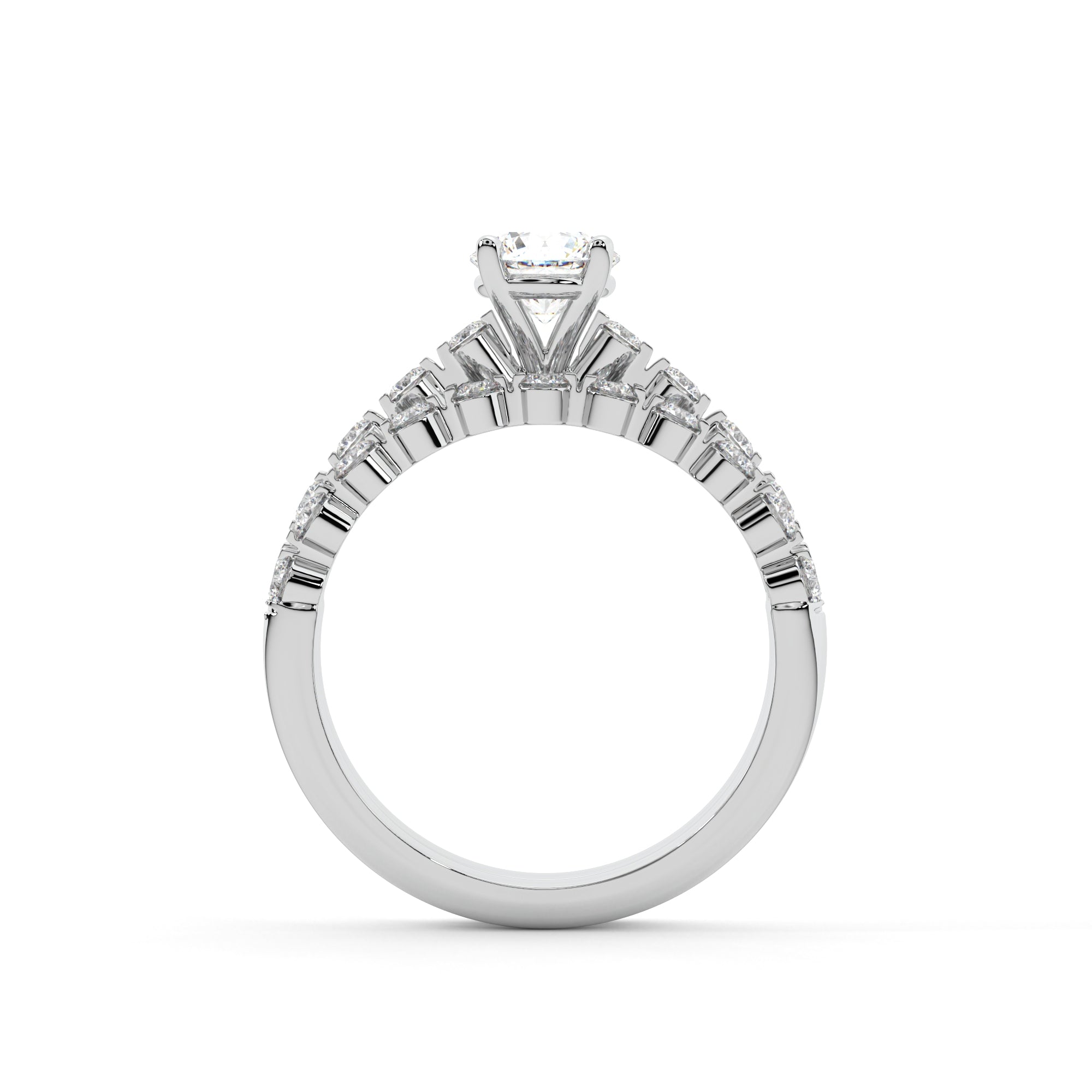 Sunflower Bloom Solitaire Ring