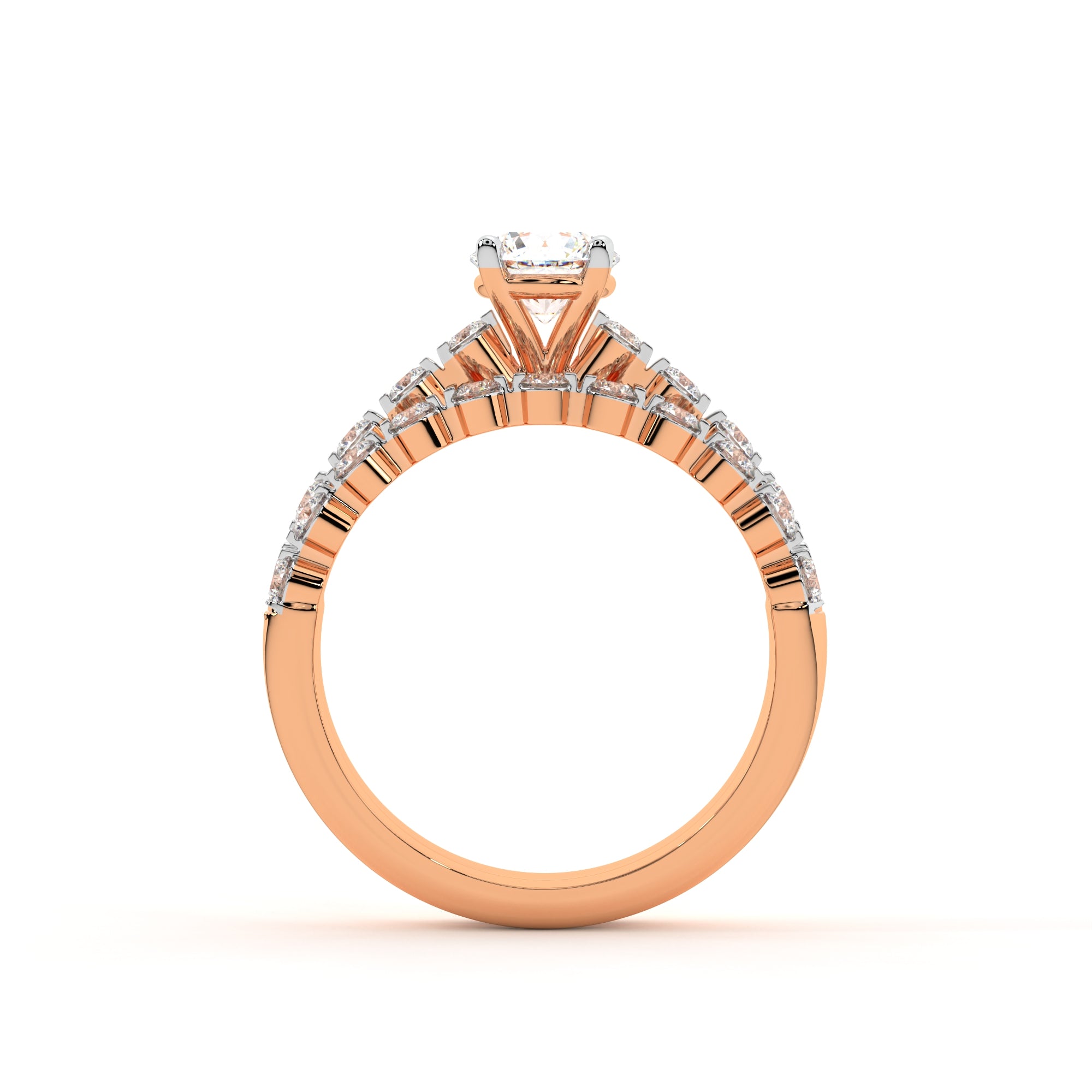 Sunflower Bloom Solitaire Ring