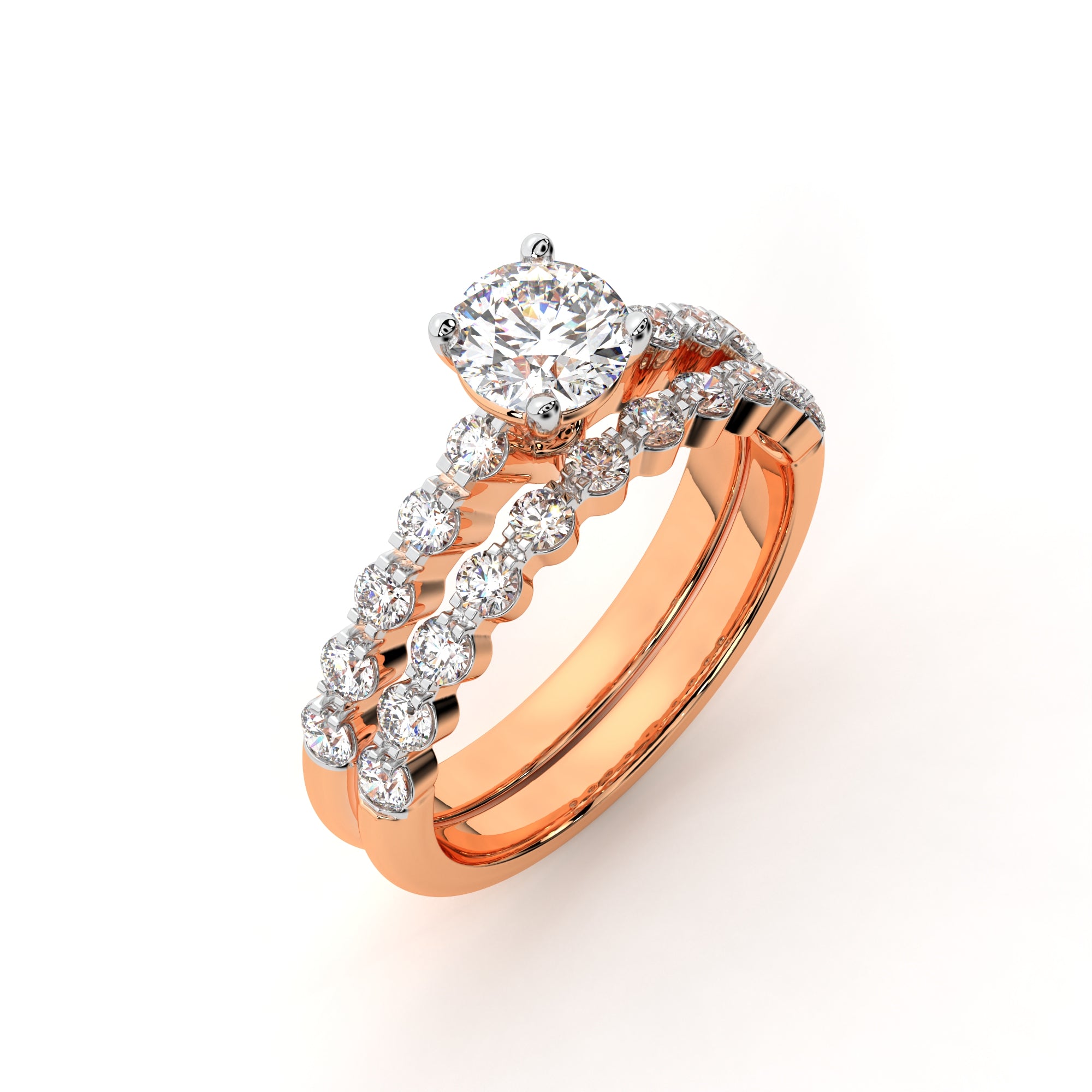 Sunflower Bloom Solitaire Ring