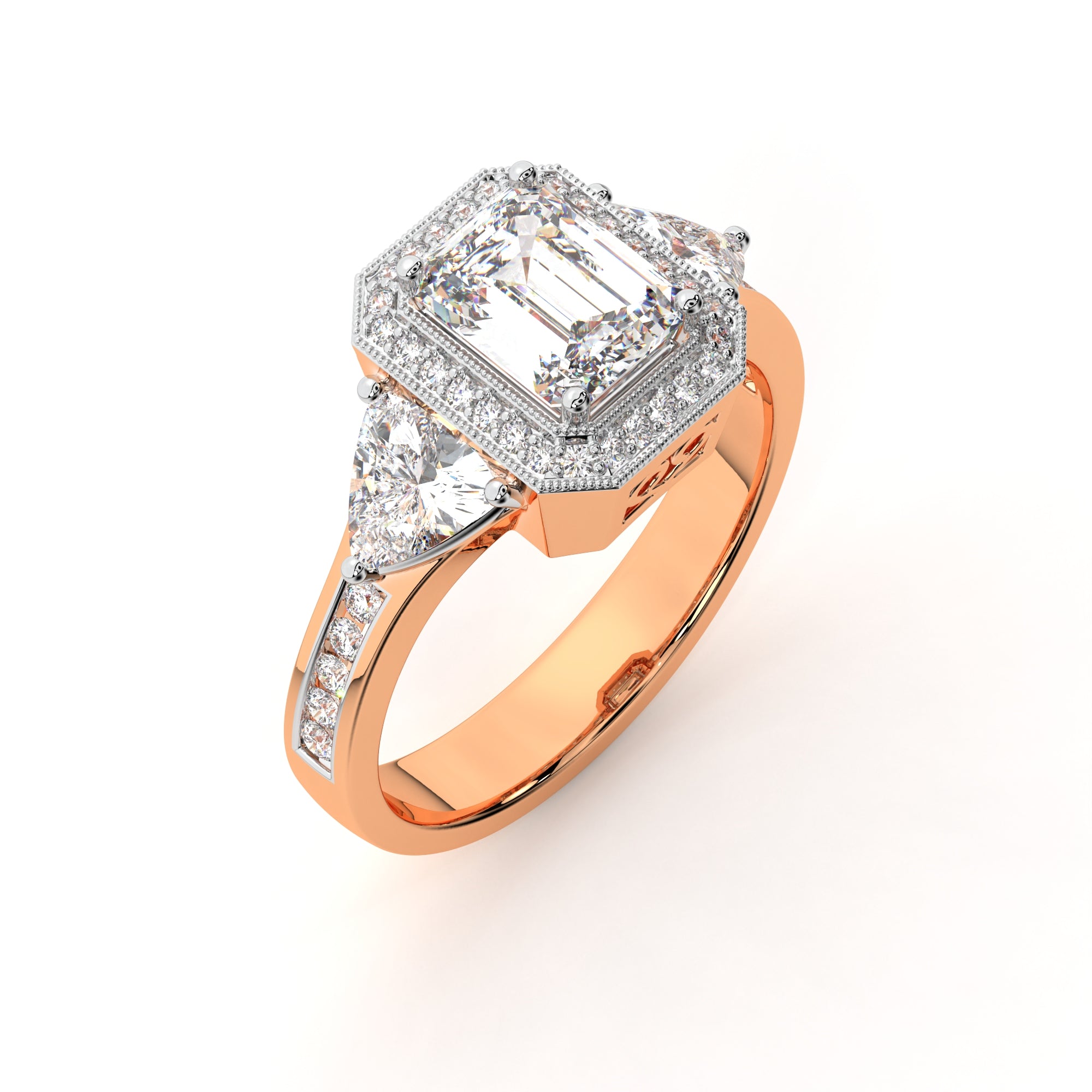 Bridal Halo diamond Ring