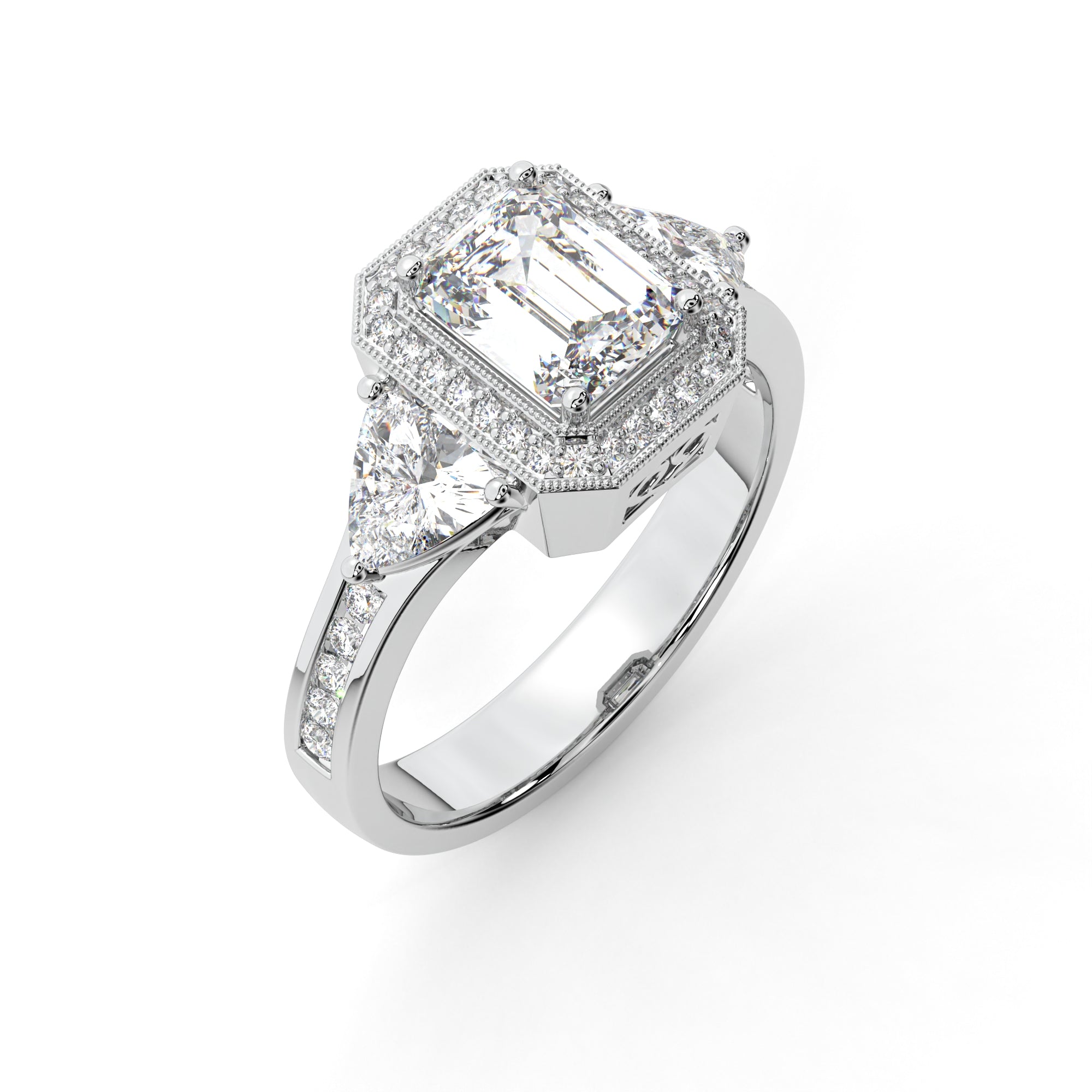 Bridal Halo diamond Ring