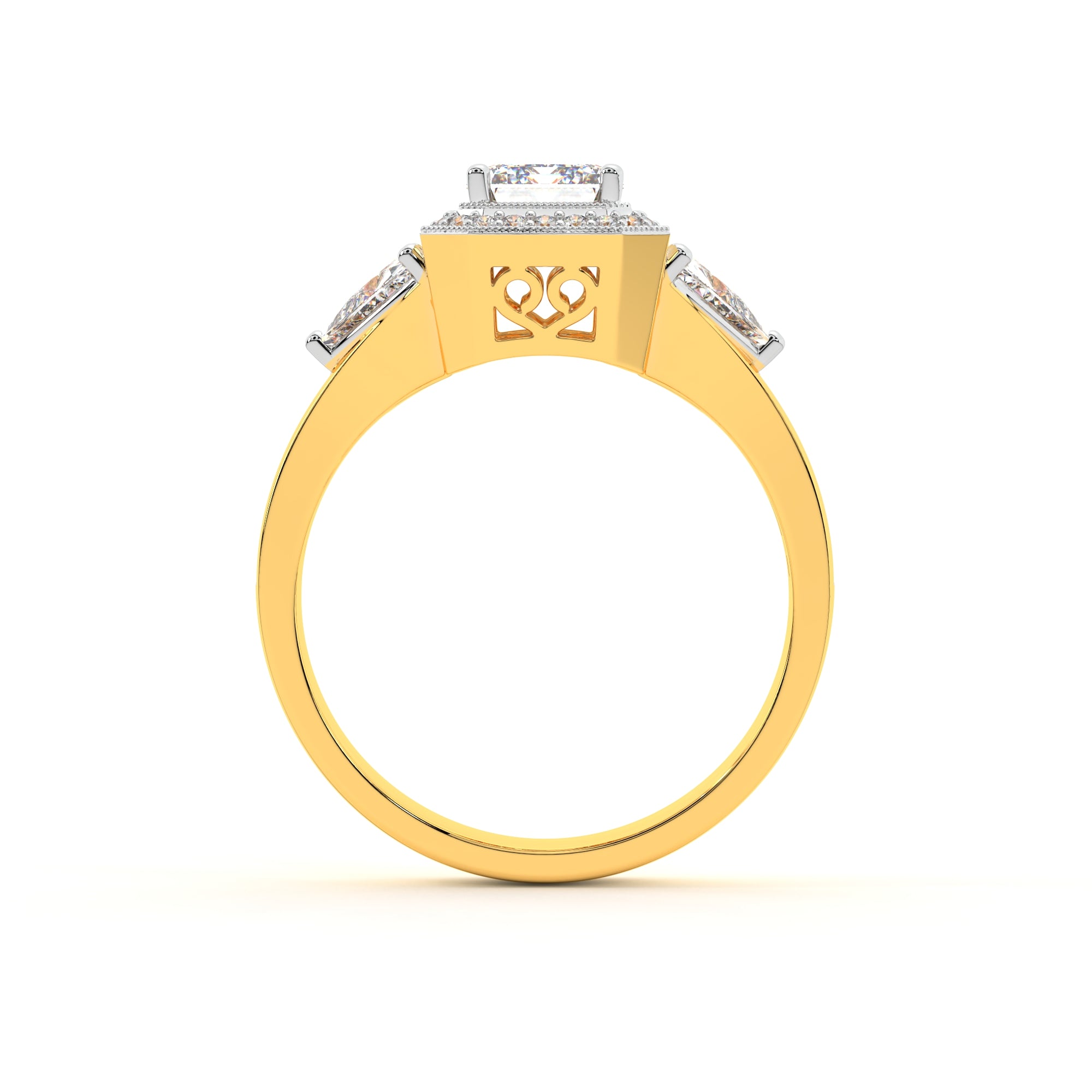 Bridal Halo diamond Ring