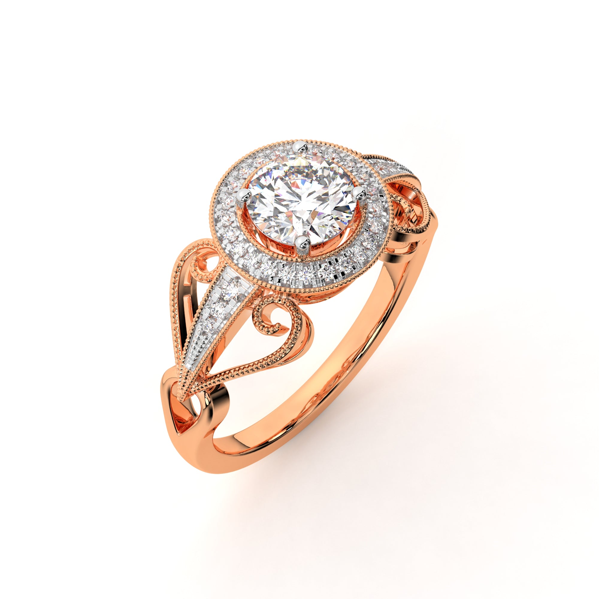 Stunning Sphere Diamond Ring