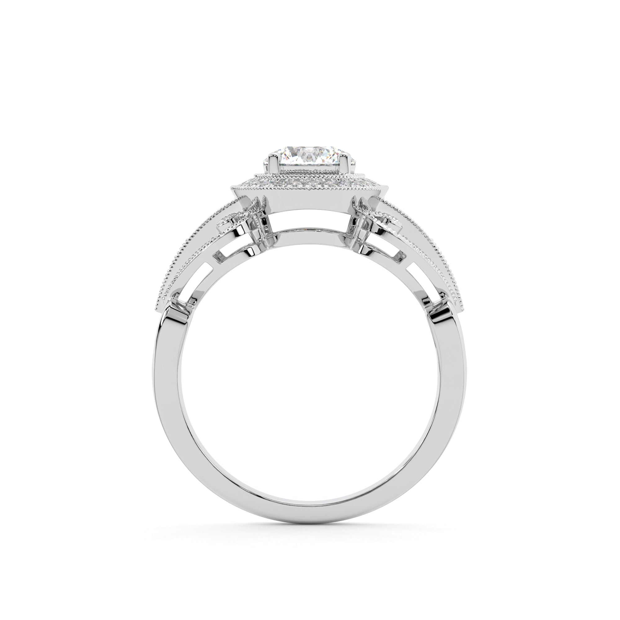 Stunning Sphere Diamond Ring