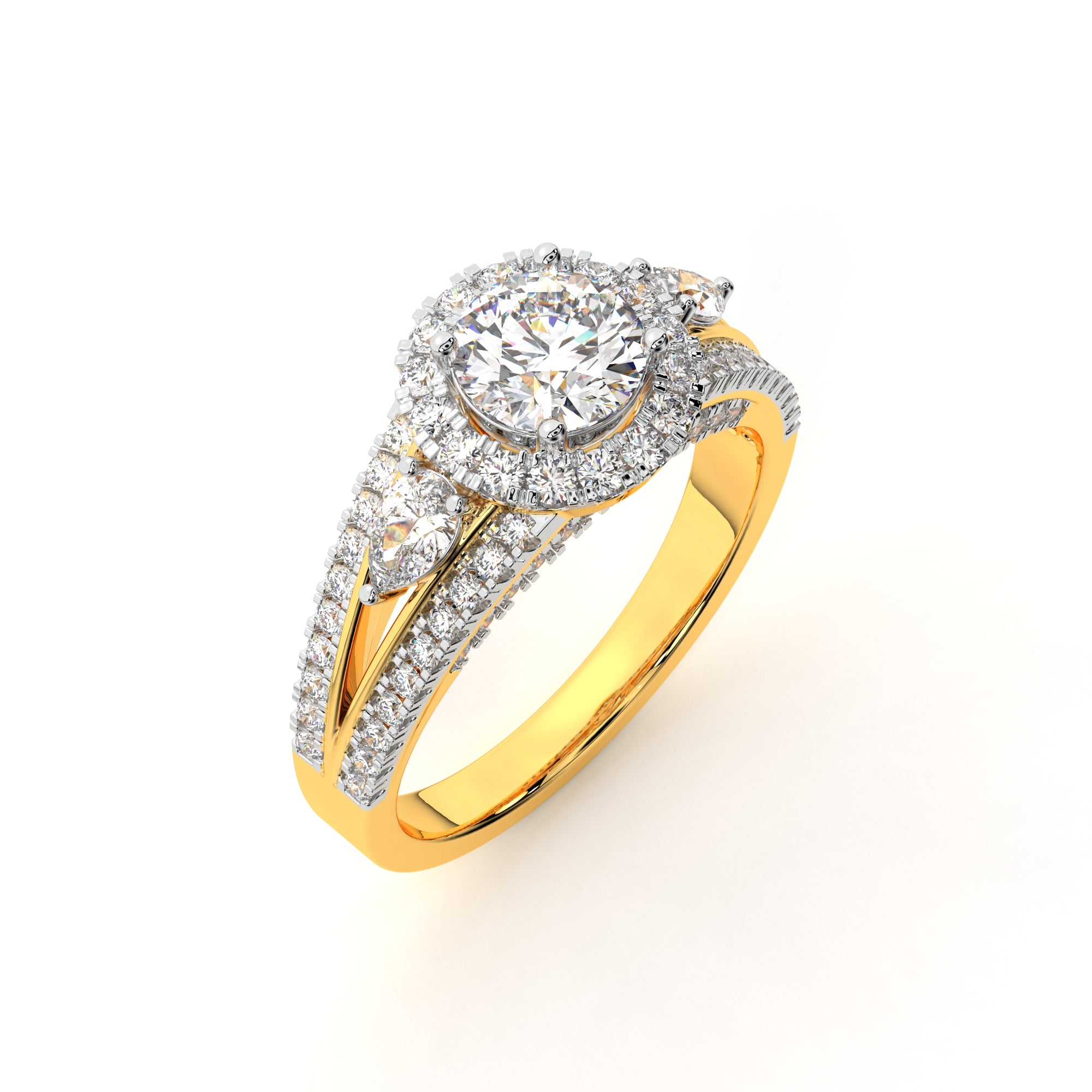 Executive Halo Ring For Her