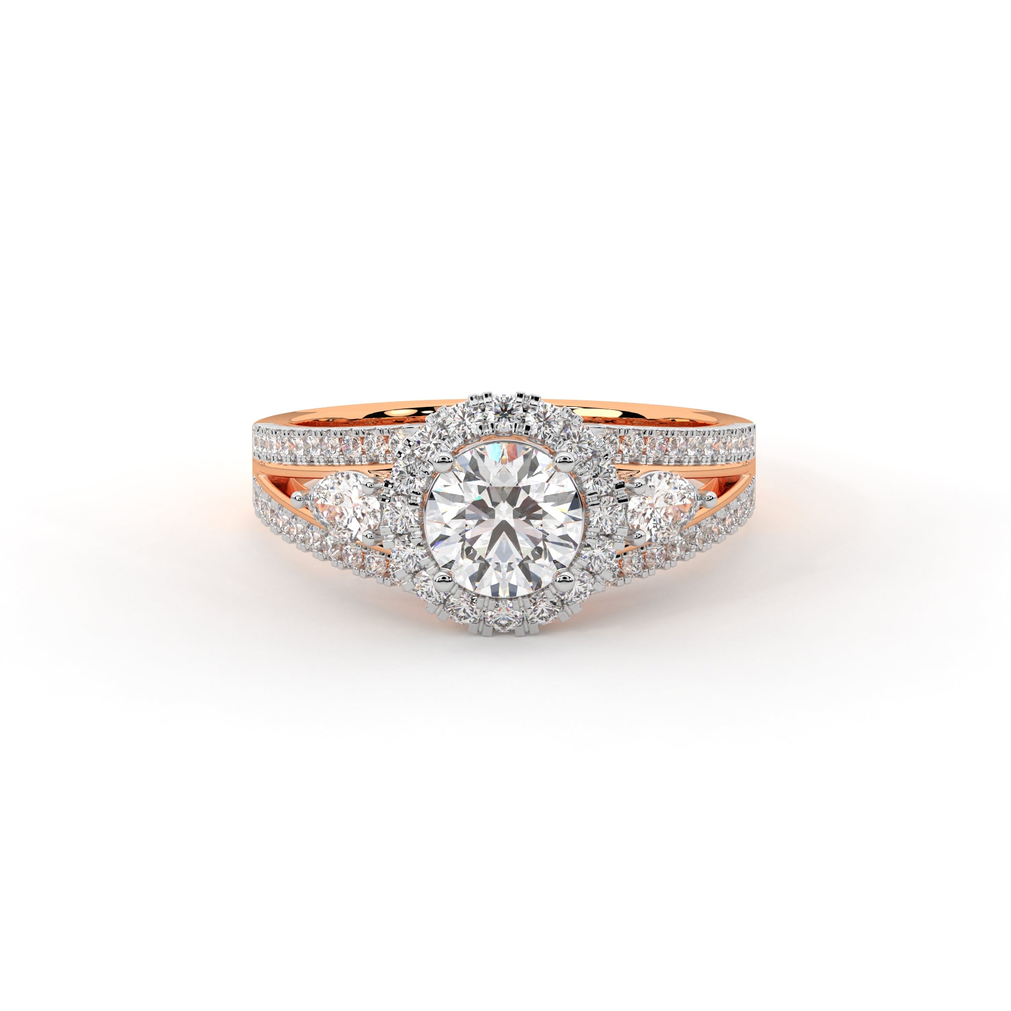 Executive Halo Ring For Her