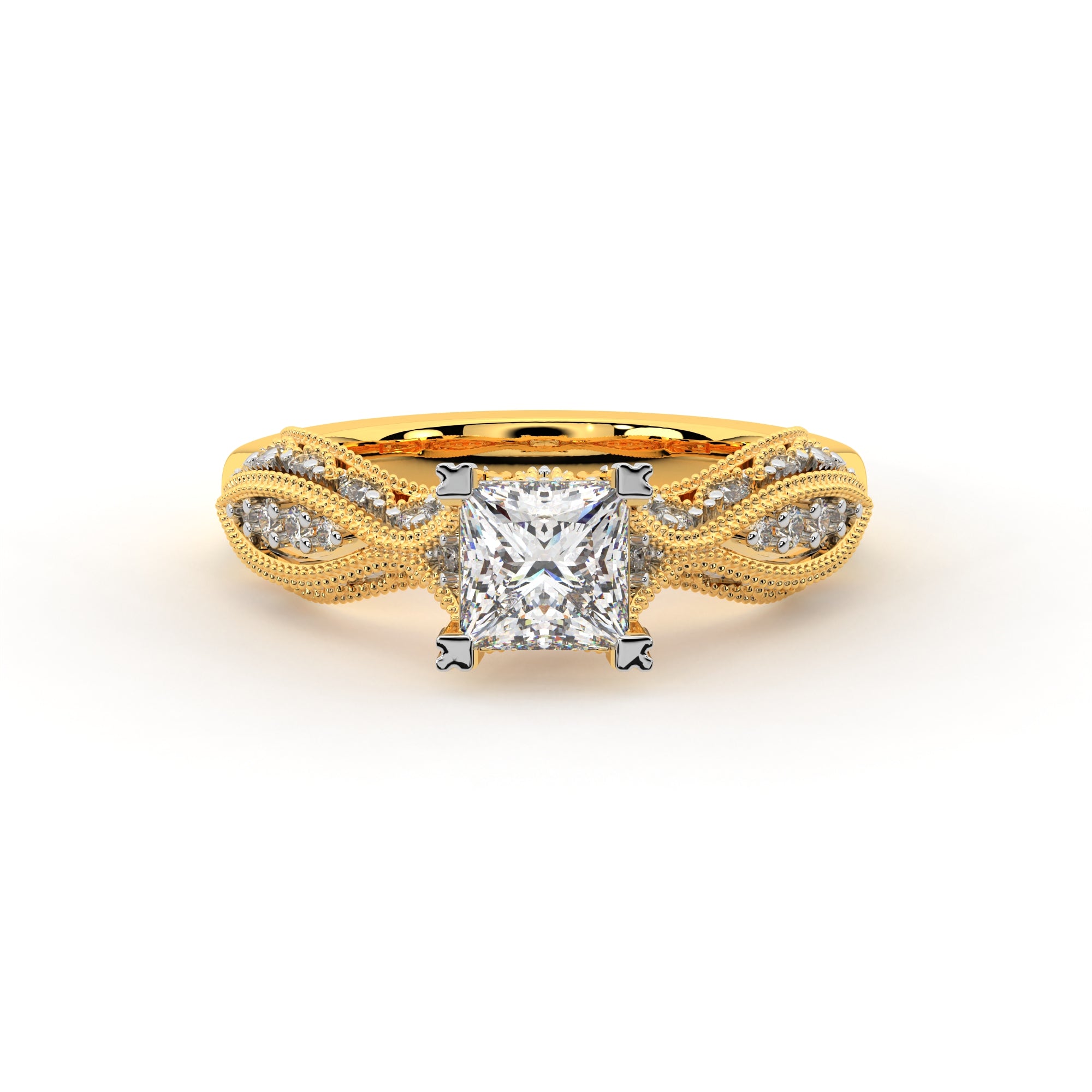 Majestic Princess Cut Solitaire