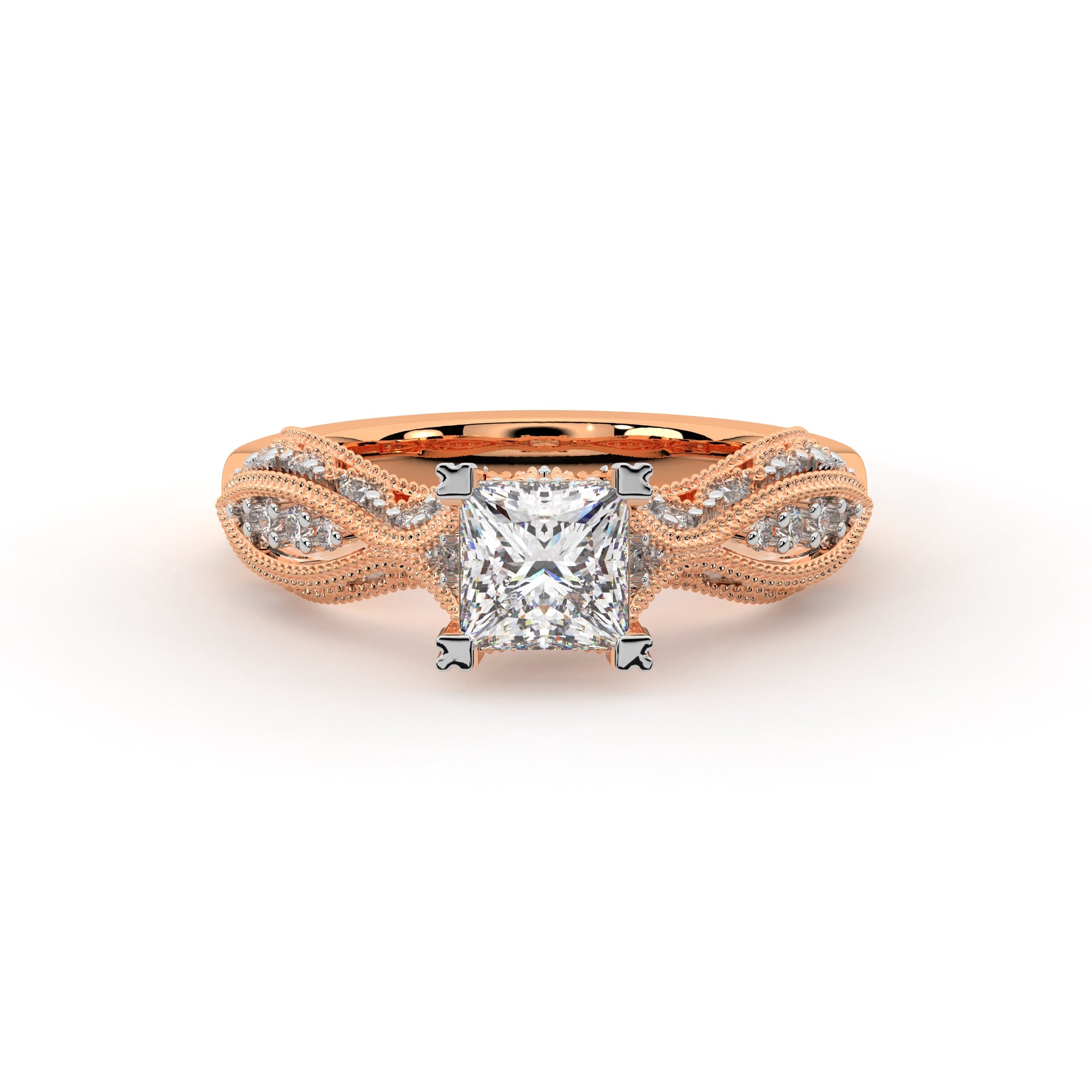 Majestic Princess Cut Solitaire