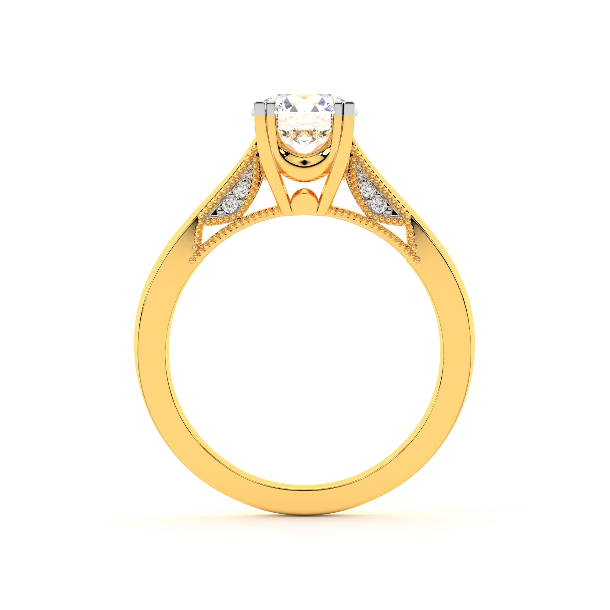 Timeless Radiant Solitaire Ring