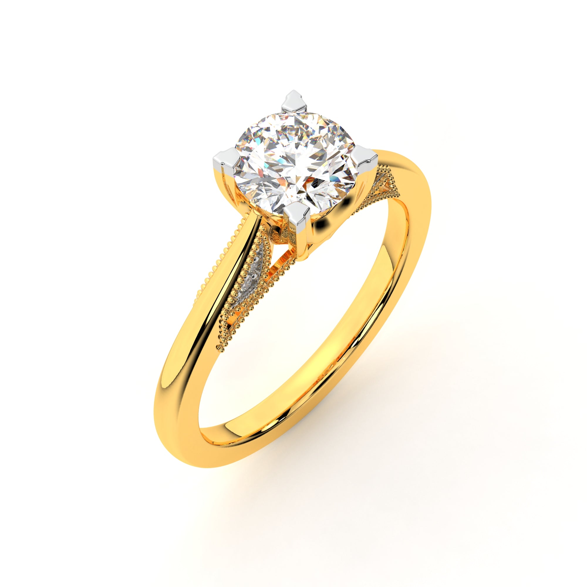 Timeless Radiant Solitaire Ring