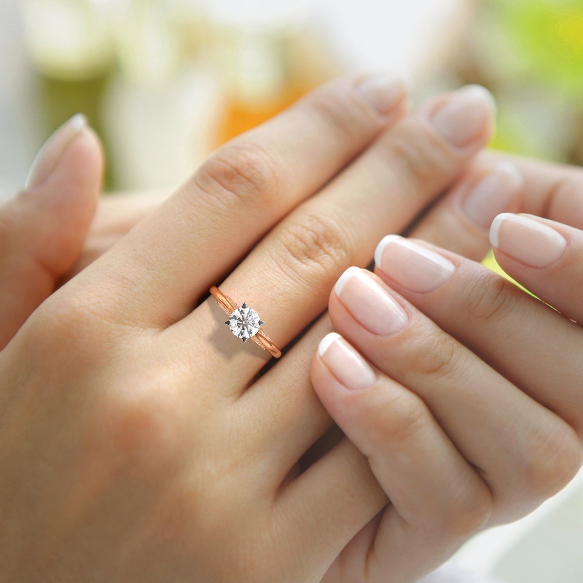 Timeless Radiant Solitaire Ring