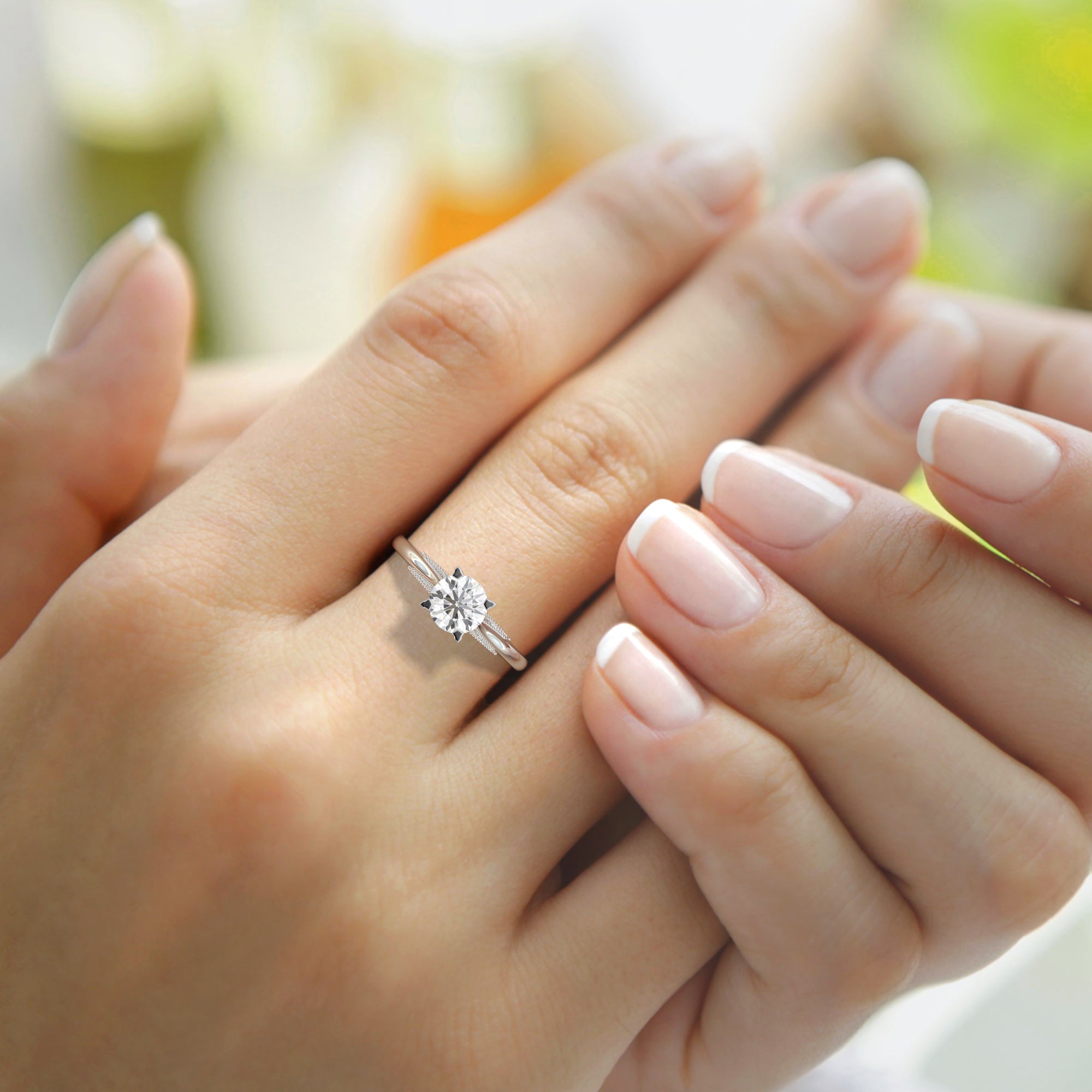 Timeless Radiant Solitaire Ring