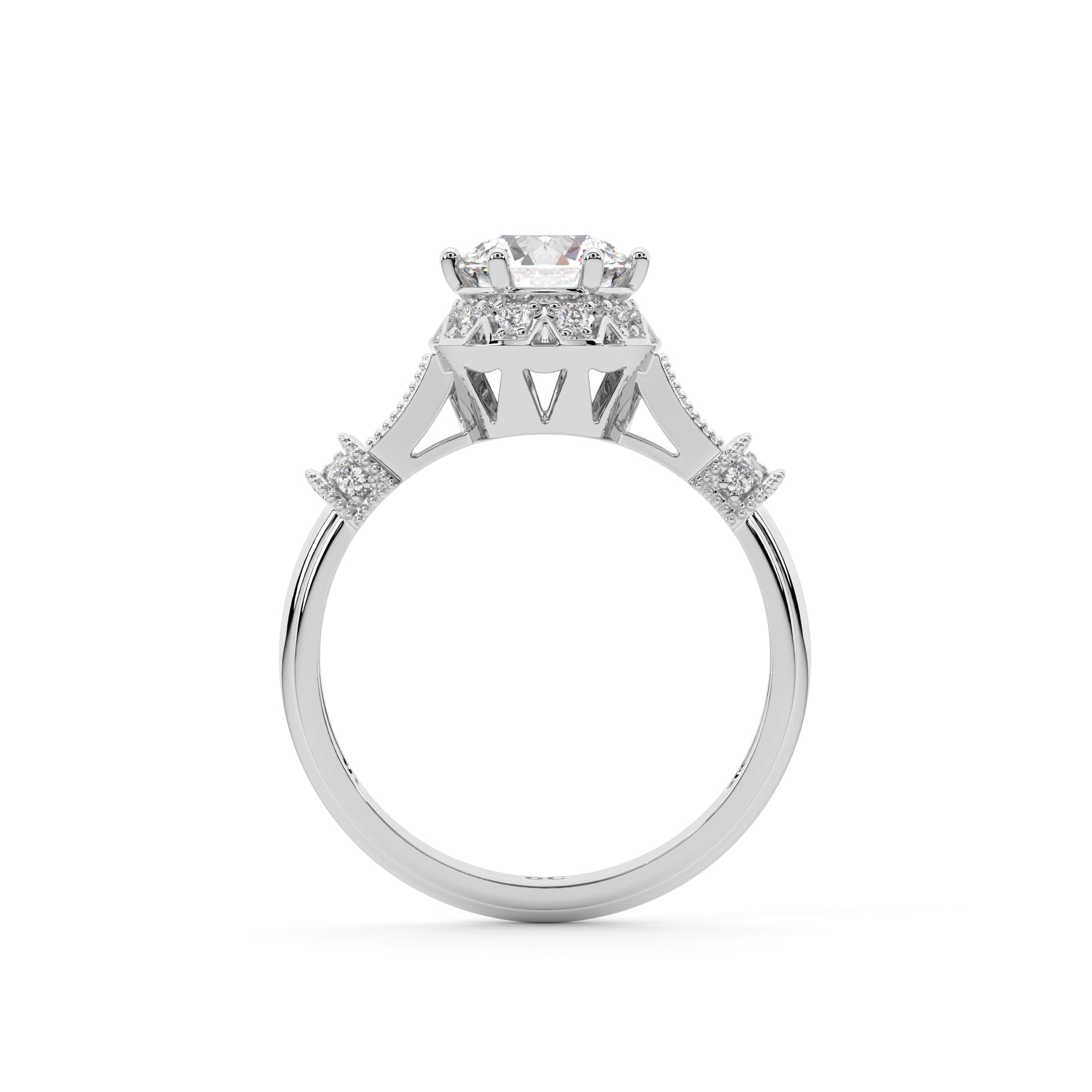 The6c solitaire ring for engagement