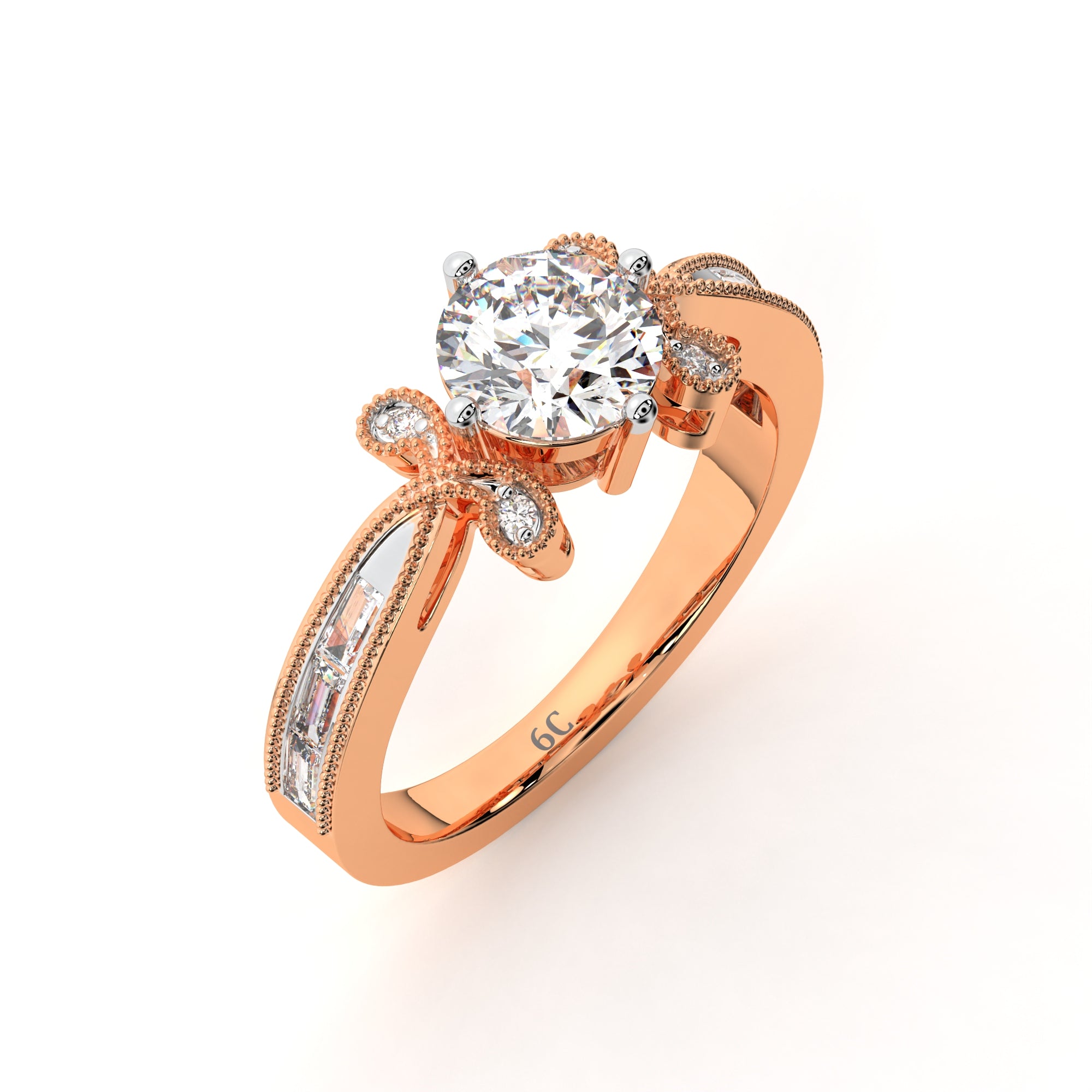 Elegant Boss Lady Diamond Ring