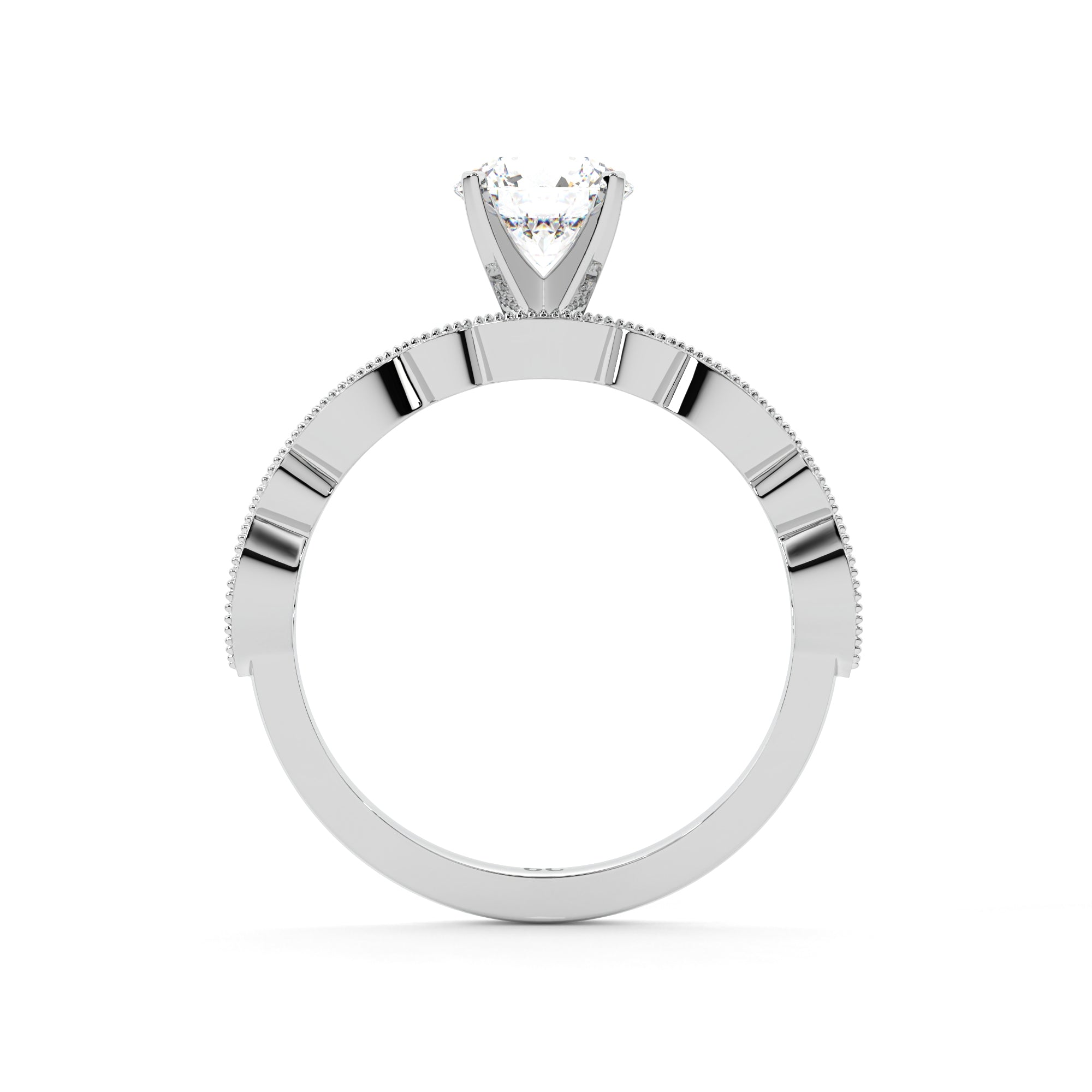 Enchanted Crown Solitaire Ring