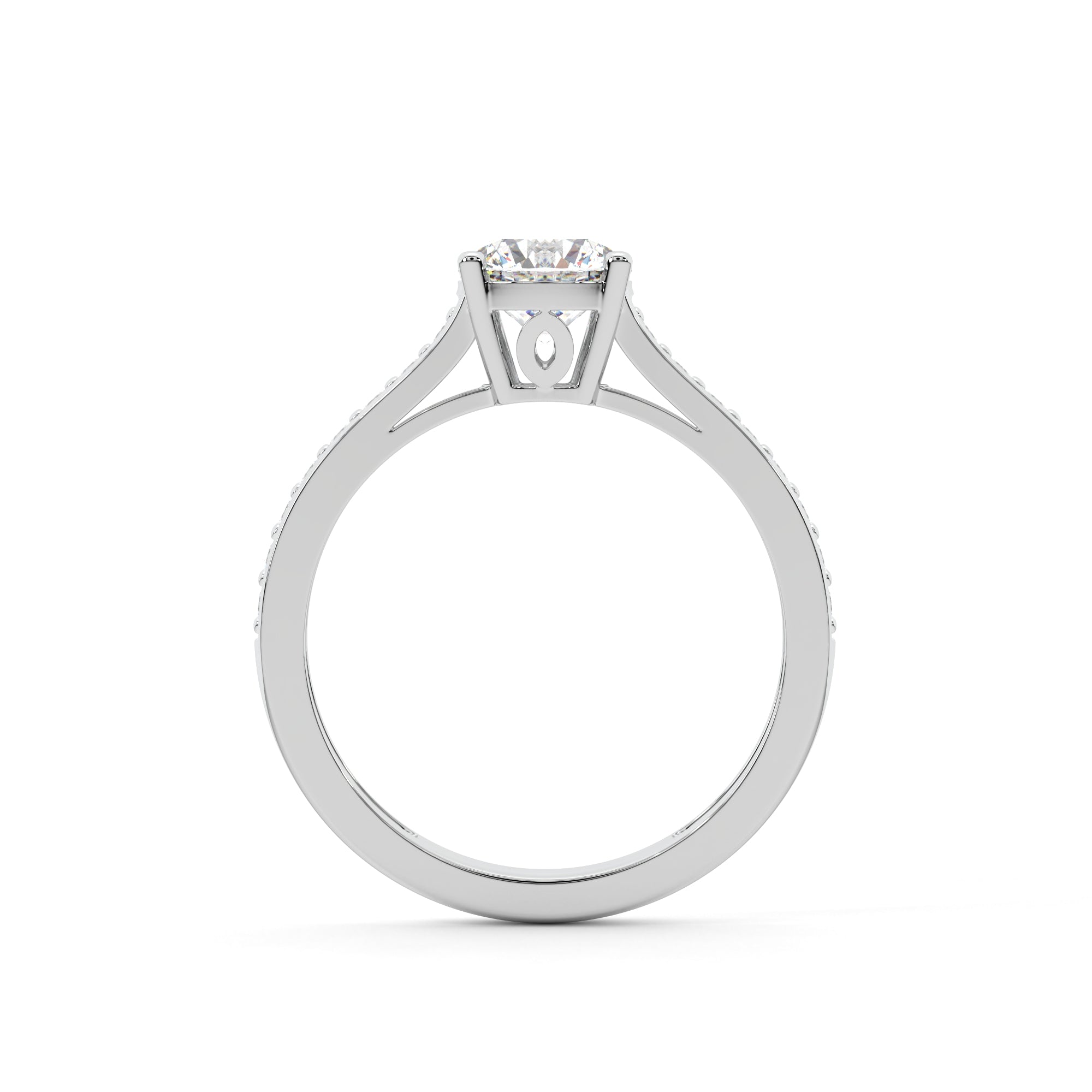 Luminously Luxurious Solitaire Ring