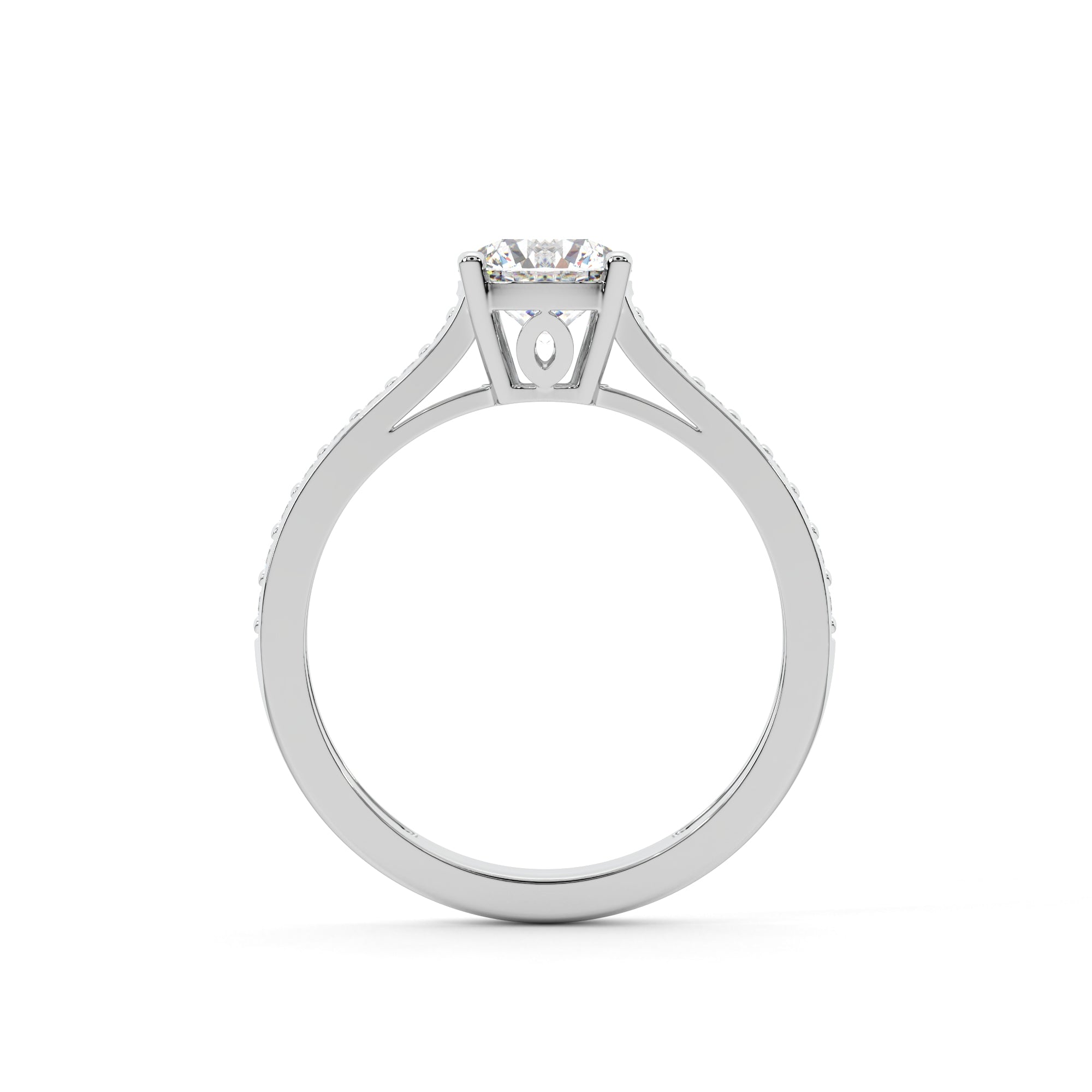 Luminously Luxurious Solitaire Ring