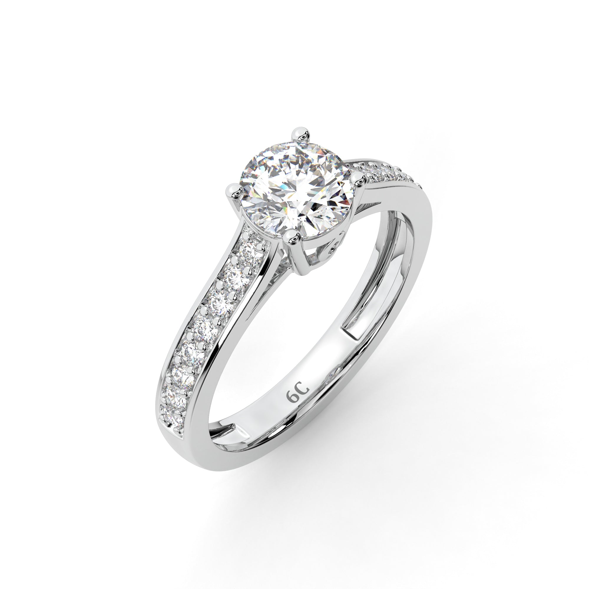 Luminously Luxurious Solitaire Ring