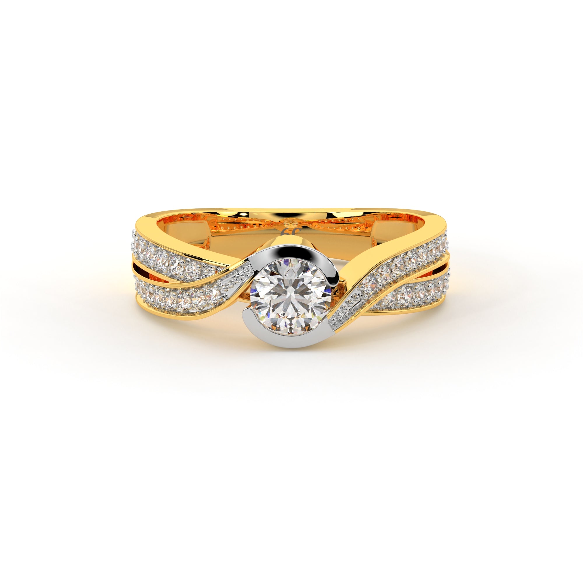 Sun-Kissed Diamond Ring