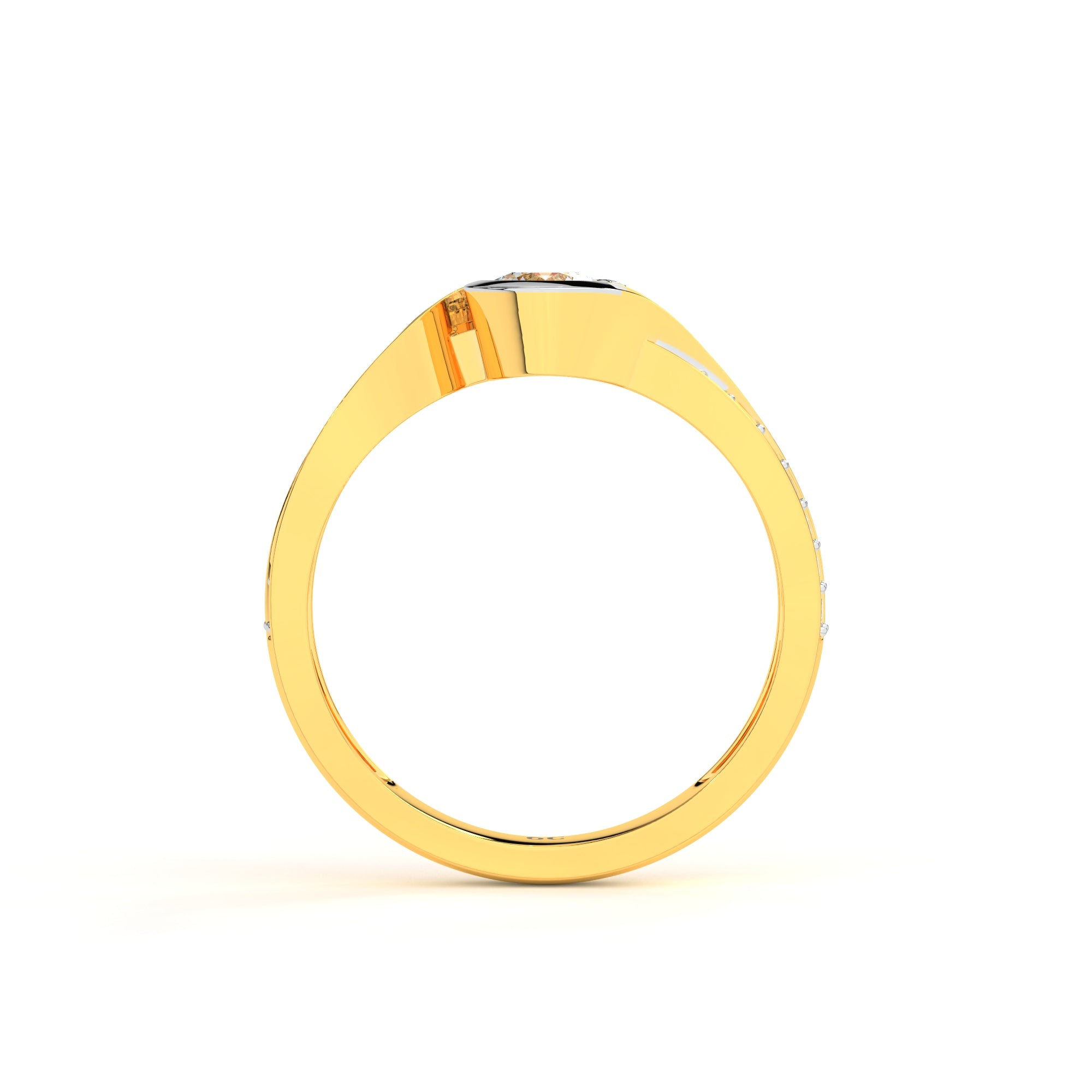 Sun-Kissed Diamond Ring