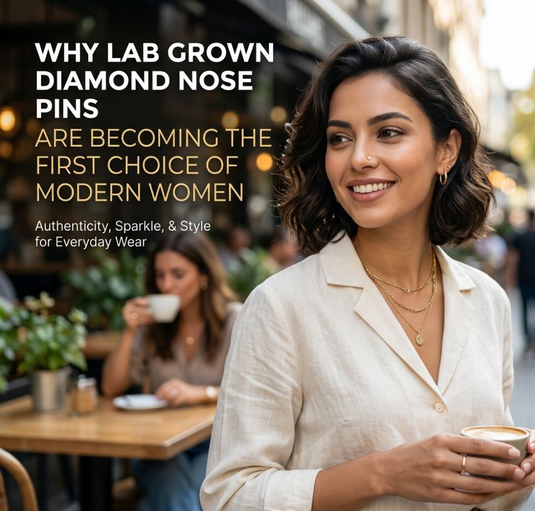 Why Lab Grown Diamond Nose Pins Are Becoming the First Choice of Modern Women