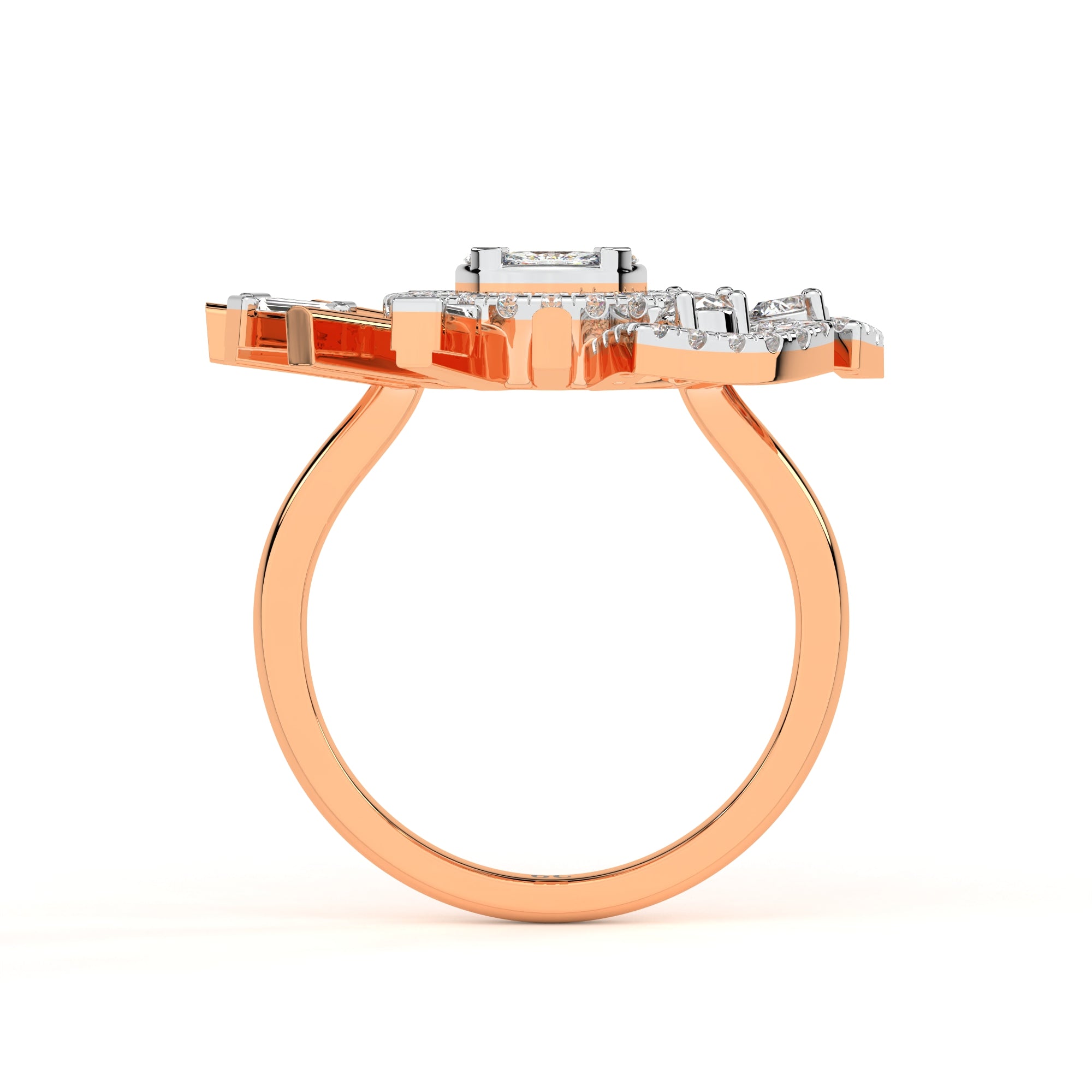 Guardian Grace Diamond Umbrella Ring (Rose Gold)