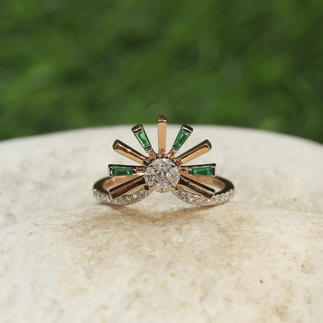 Majestic Full Tiara Diamond Ring