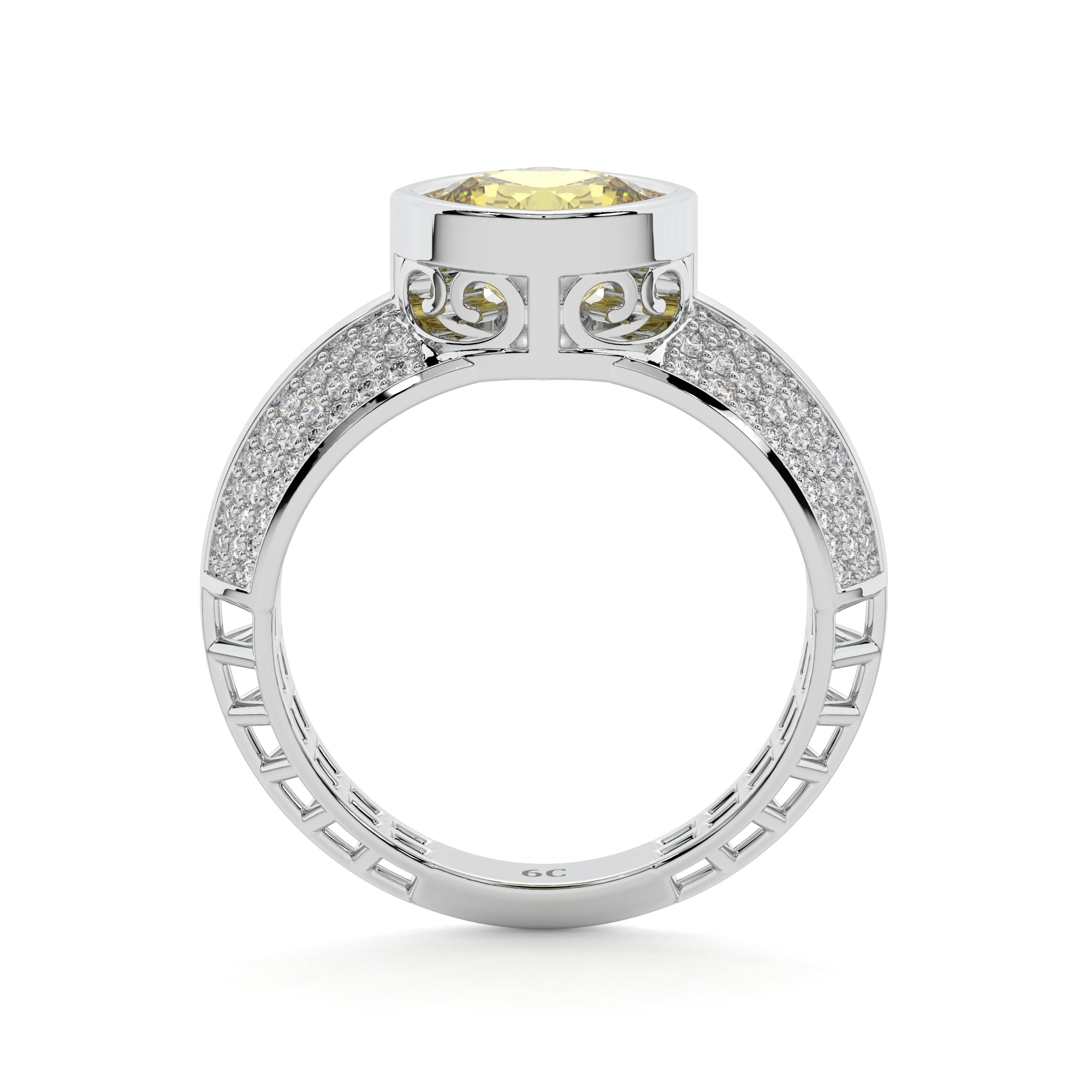 Enduring Cushion Diamond Ring
